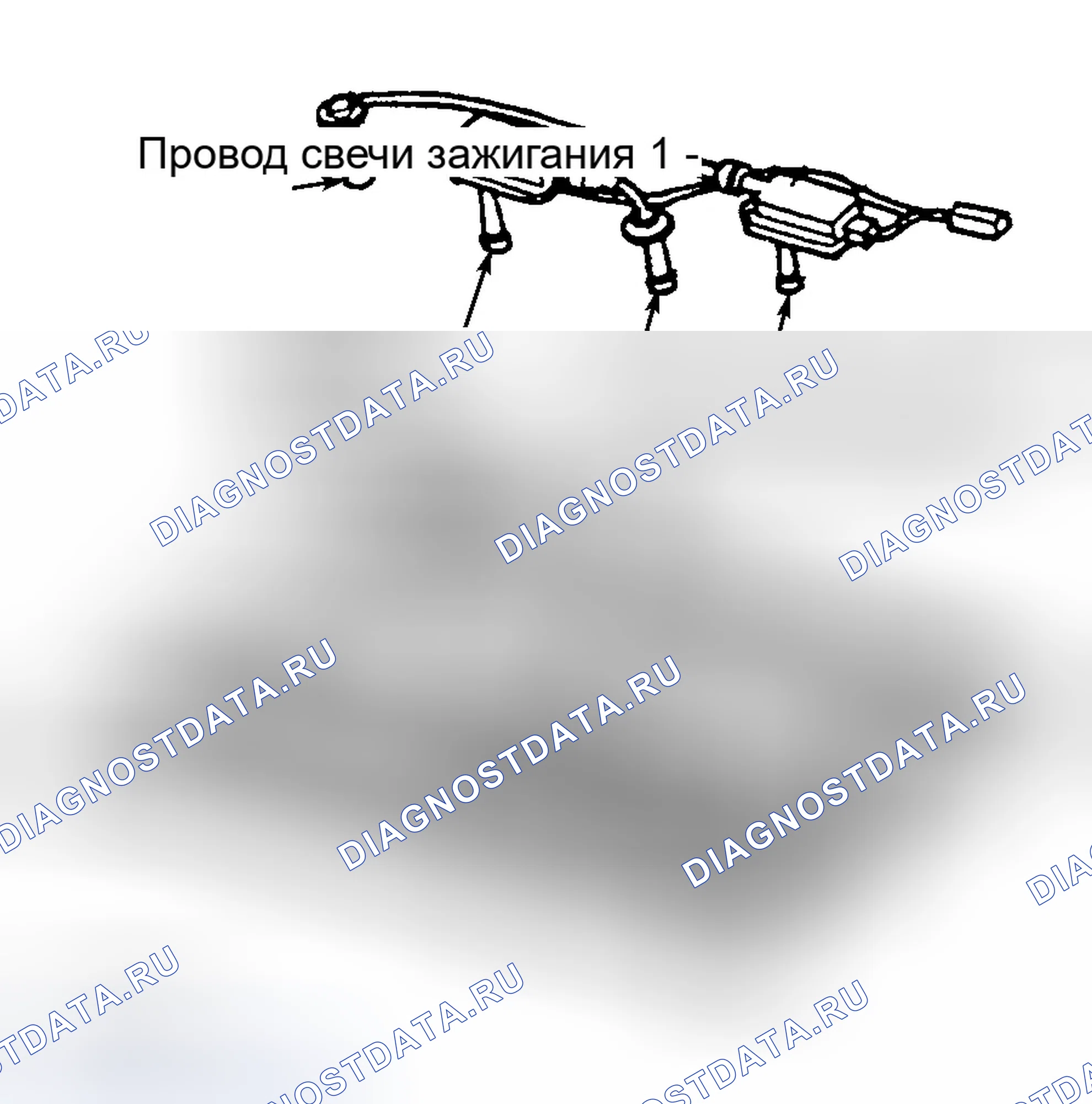 Рис. 2: провода свечей зажигания и катушки зажигания (Santa Fe 2.4L и Sonata 2.4L). Hyundai Accent II рестайлинг