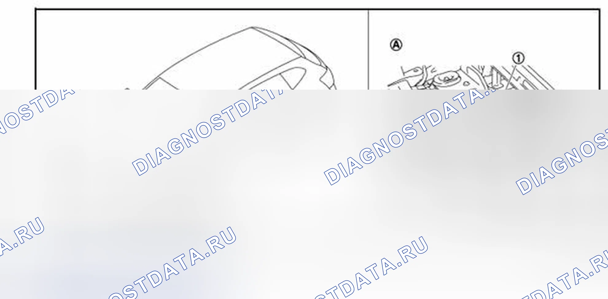 Рис. 115: Расположение компонентов. Nissan Rogue I рестайлинг