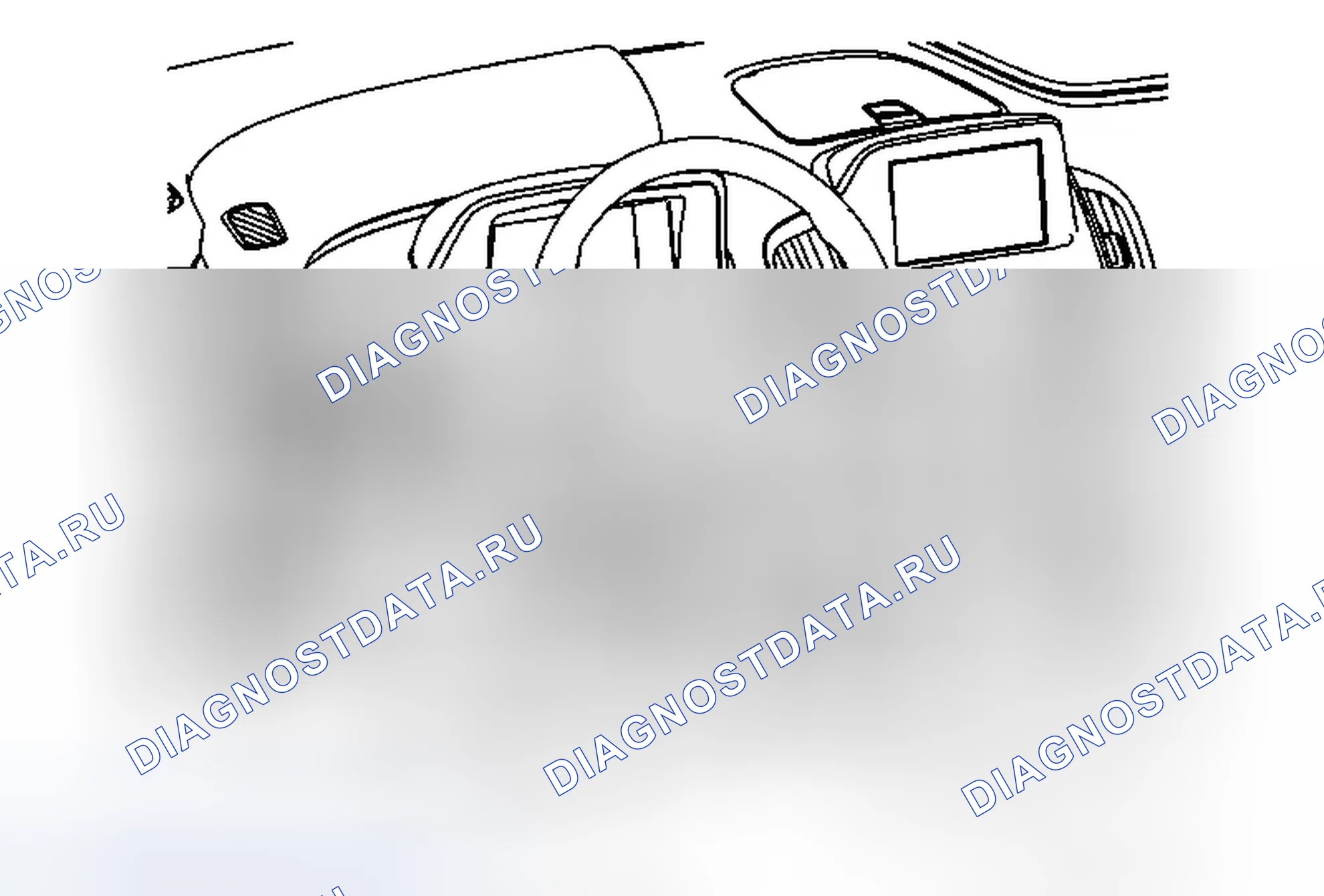Рис. 42: Замена нижнего наполнителя отверстия рулевой колонки. Chevrolet Volt I