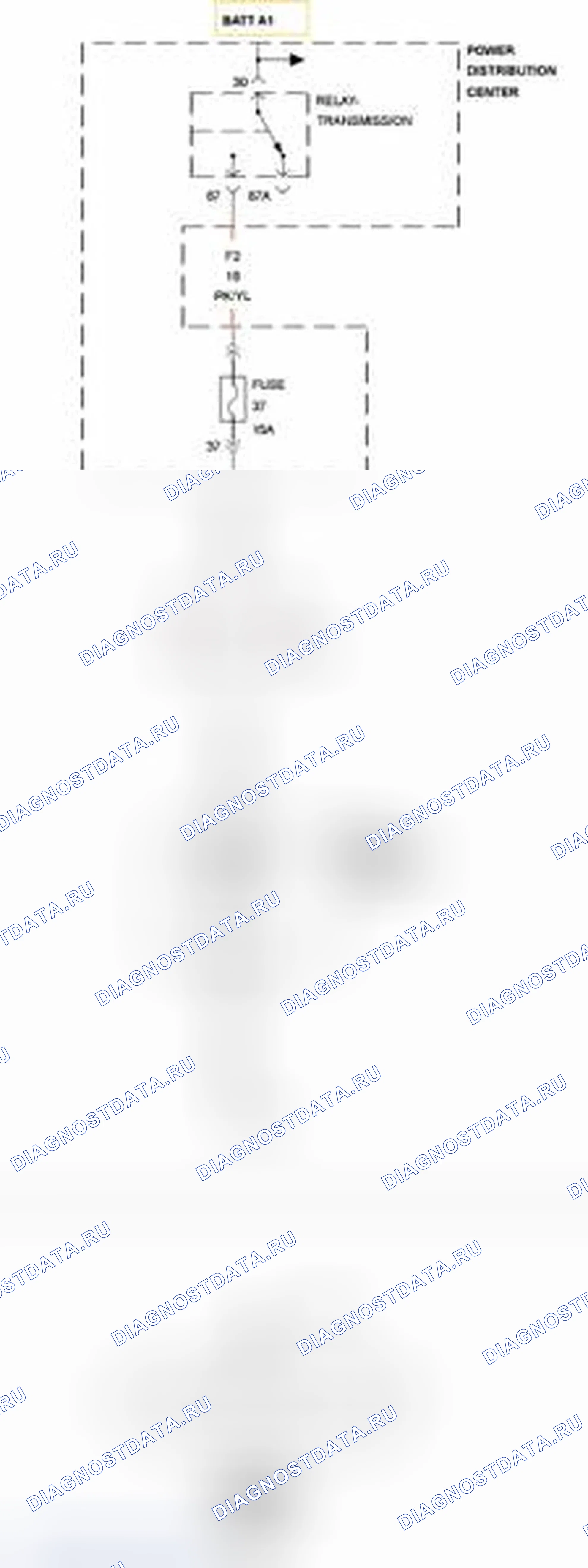 Рис. 370: НИЗКОЕ НАПРЯЖЕНИЕ P0562-аккумулятор. Dodge Charger VI