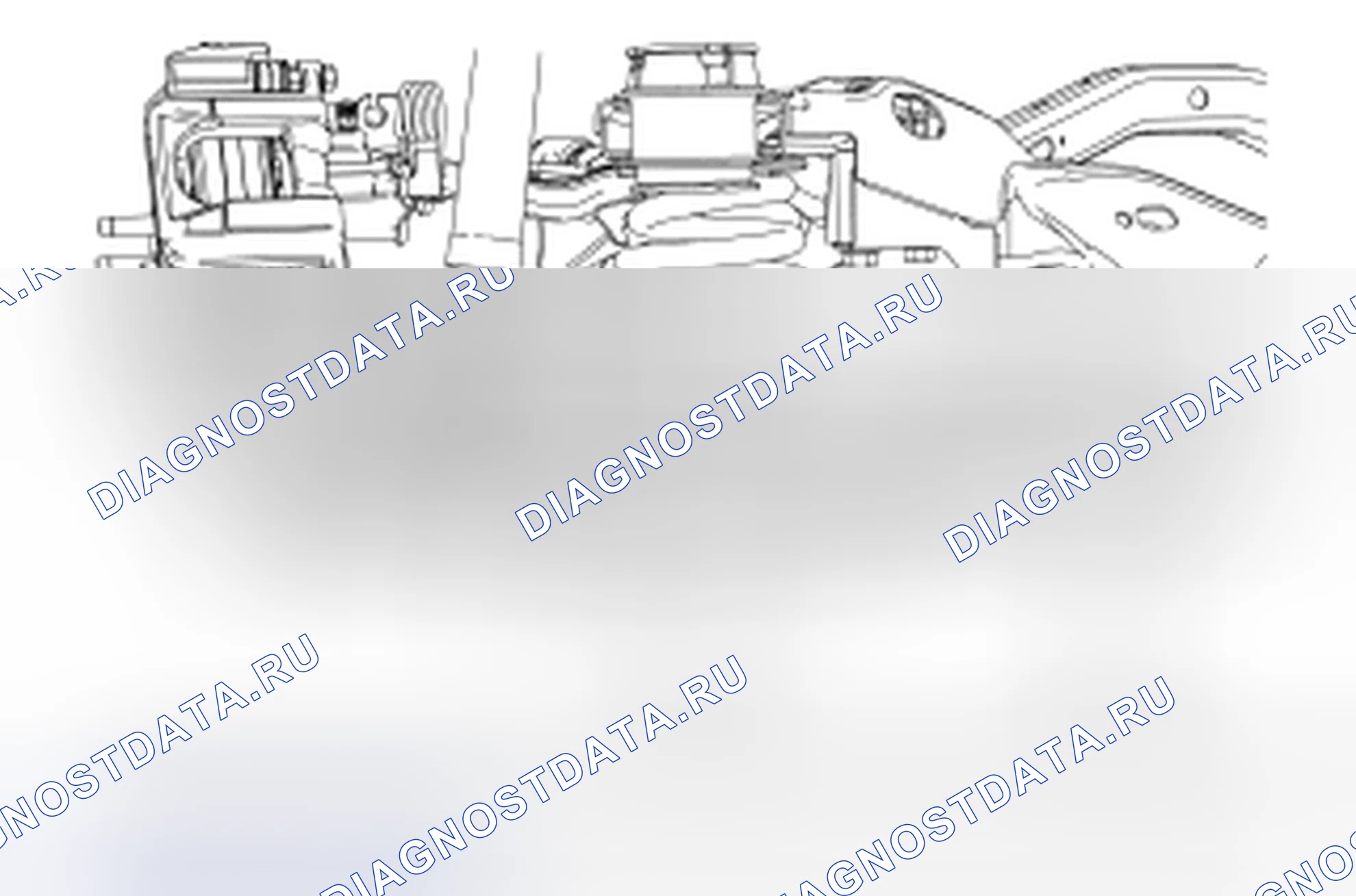 Рис. 13: Измерение высоты заднего хода. Hyundai ix55 I