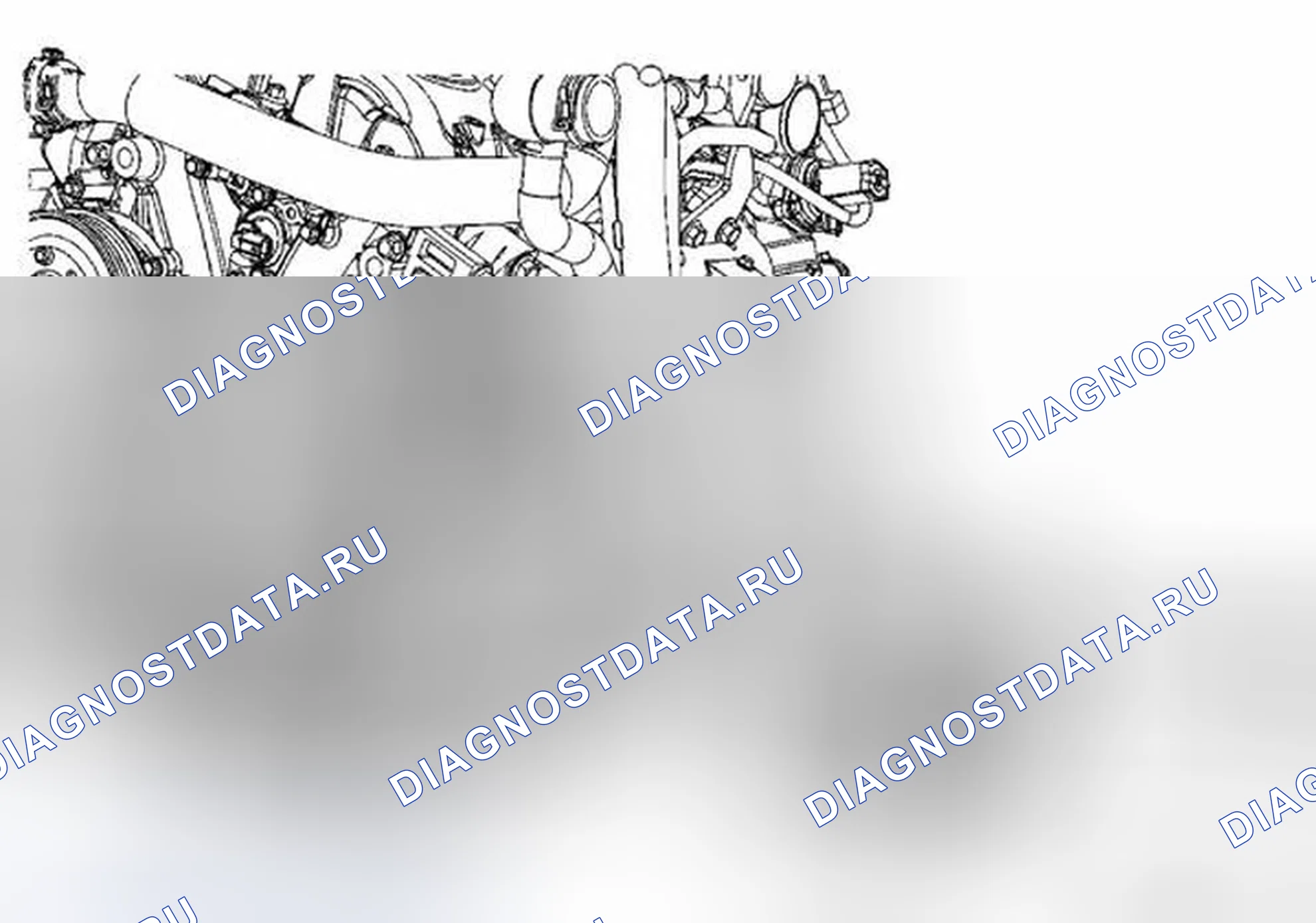 Рис. 50: Замена компрессора системы кондиционирования воздуха (LAU). Cadillac SRX II