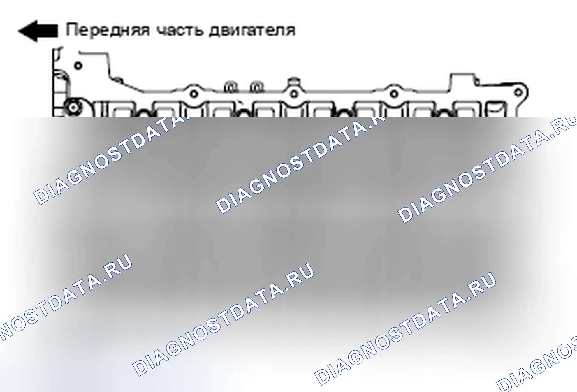 Рис. 55: > > B < < БОЛТ ГОЛОВКИ ЦИЛИНДРА В СБОРЕ / УСТАНОВКА БОЛТА ГОЛОВКИ БЛОКА ЦИЛИНДРОВ. Mercedes-Benz CLA-класс C117/X117 рестайлинг
