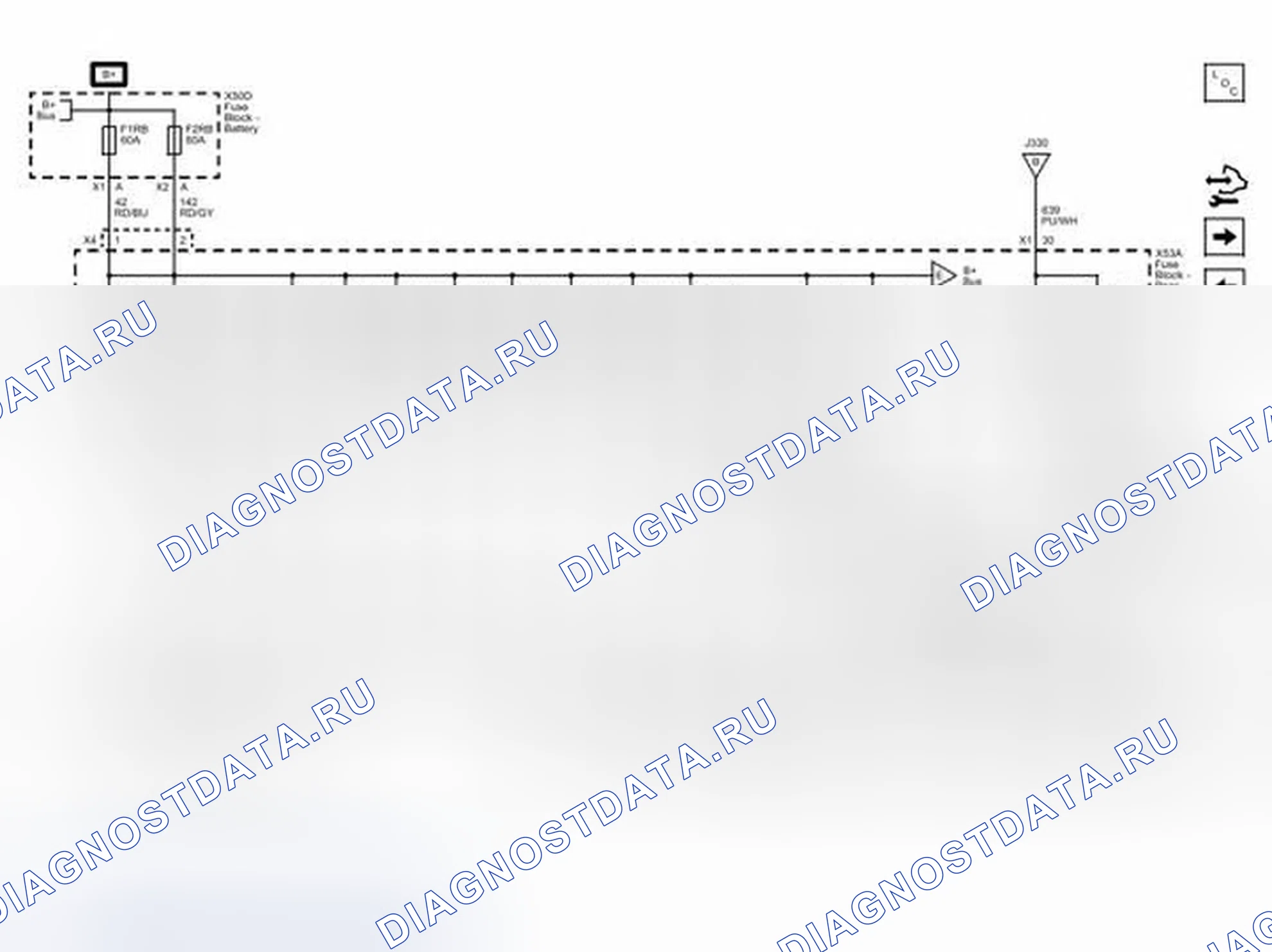 Рис. 102: F1BA, F2BA, F1RA, F2RA, F3RA, F5RA, F6RA, F8RA, F13RA, F14RA, F21RA, F24RA, F25RA, F28RA, F43RA и. Cadillac ATS I