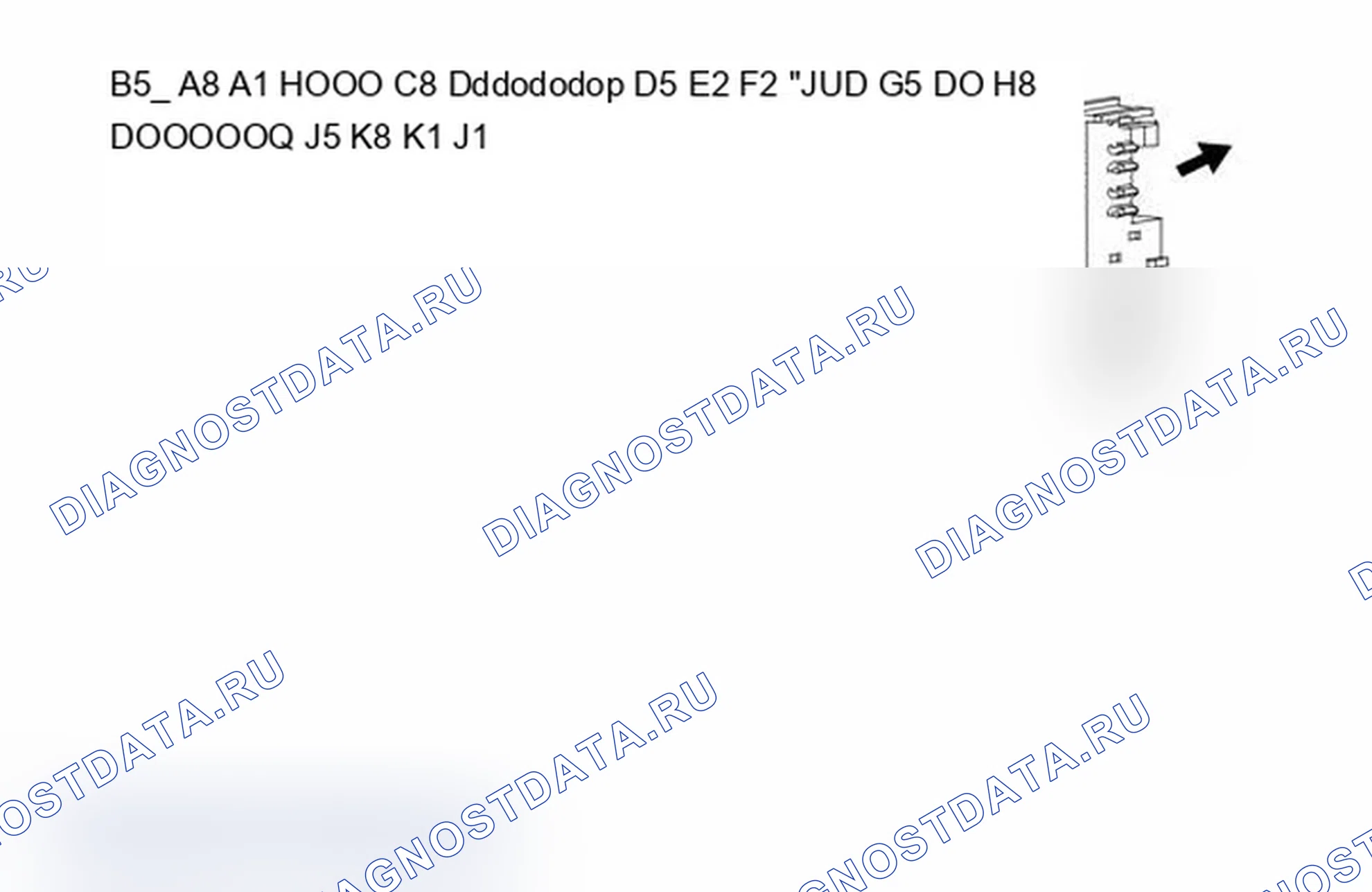 Рис. 125: Блок предохранителей - Underhood X5. Chevrolet Silverado 2500 HD 