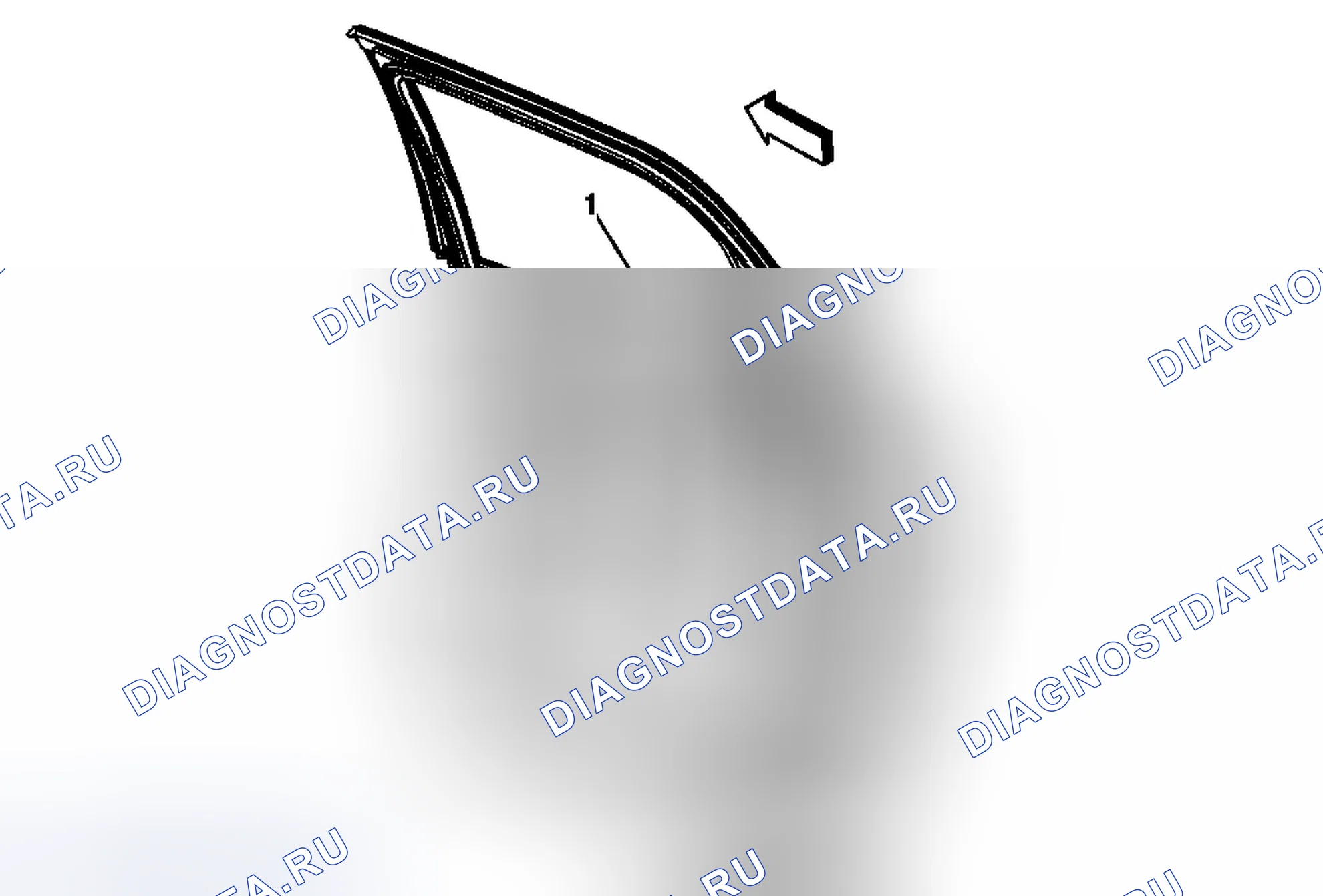 Рис. 61: Замена обивка верхнего удлинителя (OUTLOOK или Traverse). Chevrolet Traverse I