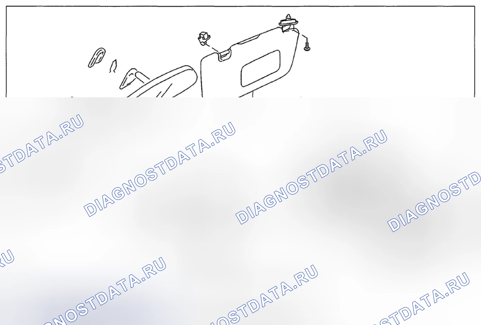 Рис. 38: ВНУТРЕННИЕ ЧАСТИ ПОМЕЩЕНИЯ. Subaru Impreza WRX STI GR