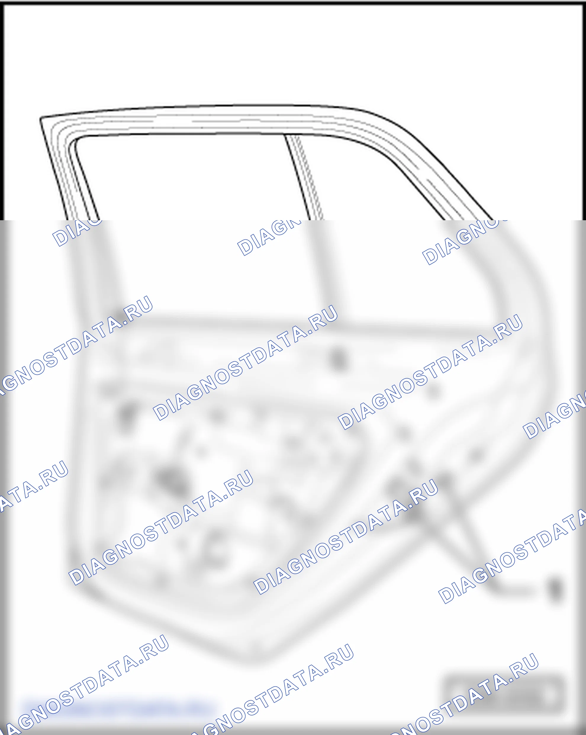 Задняя дверь. Skoda Fabia I