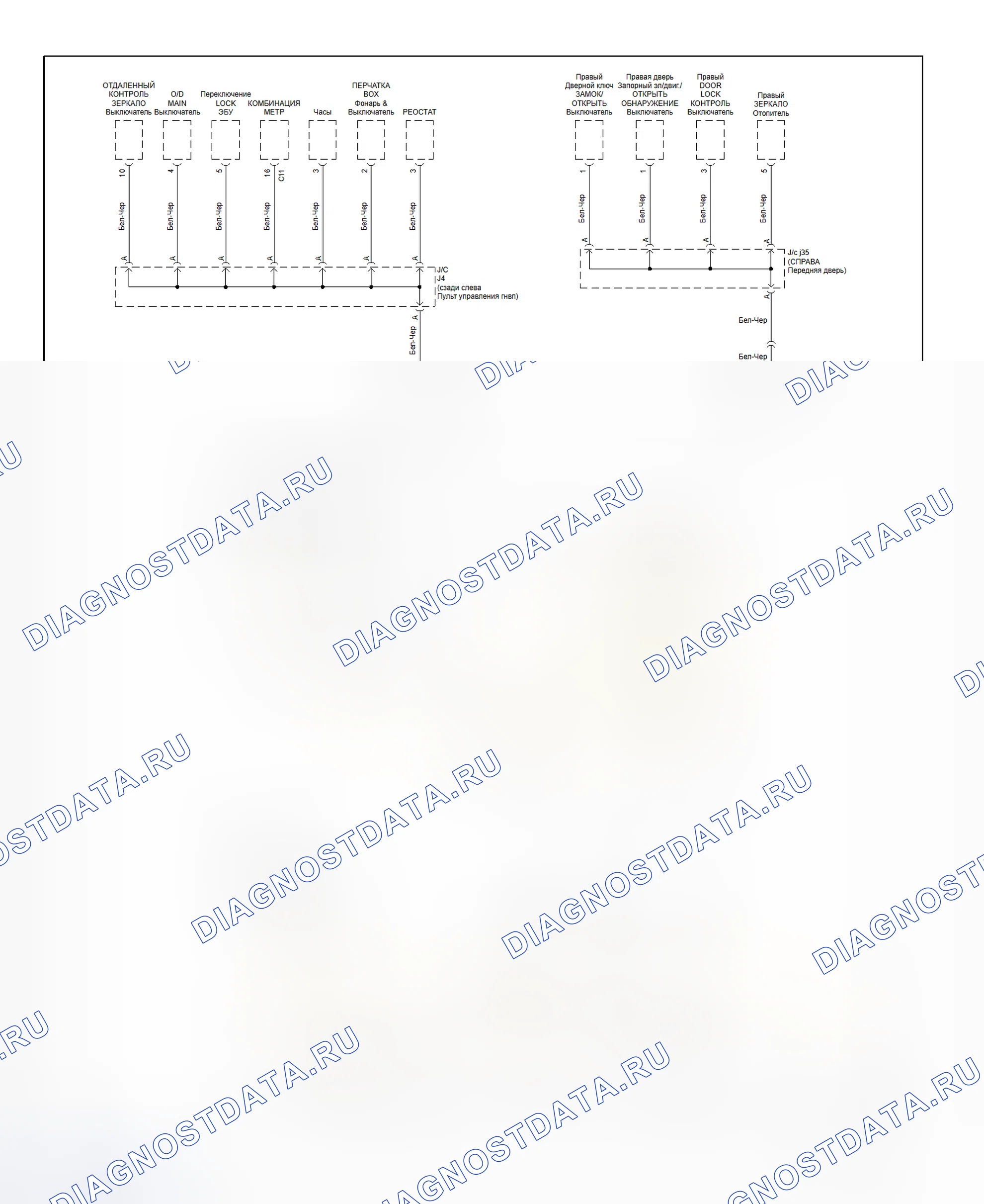 Рис. 49: Схема массы (Camry 2.2L CNG - 3 из 3). Toyota Prius I рестайлинг