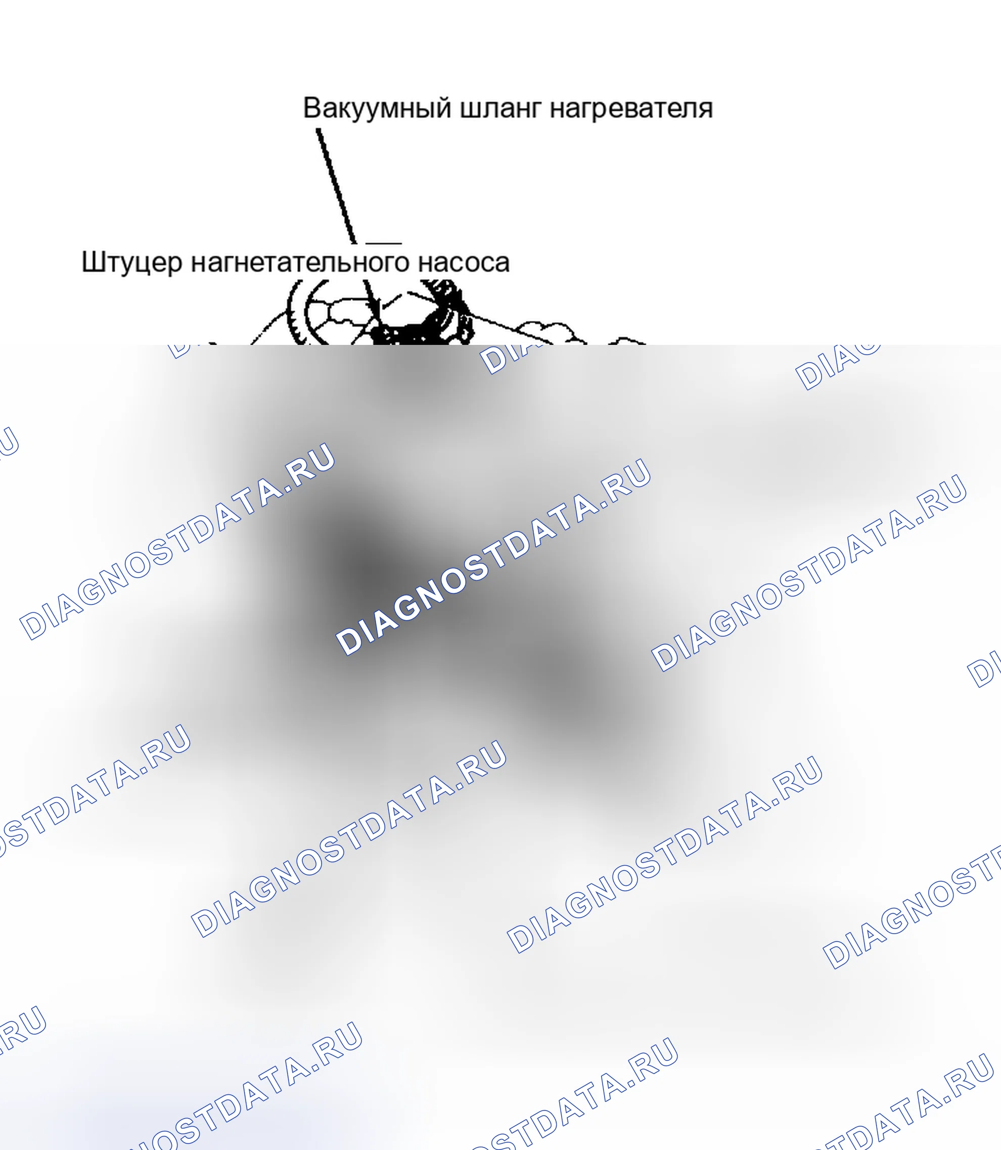 Рис. 21: Жгут проводов двигателя. Toyota Camry V10