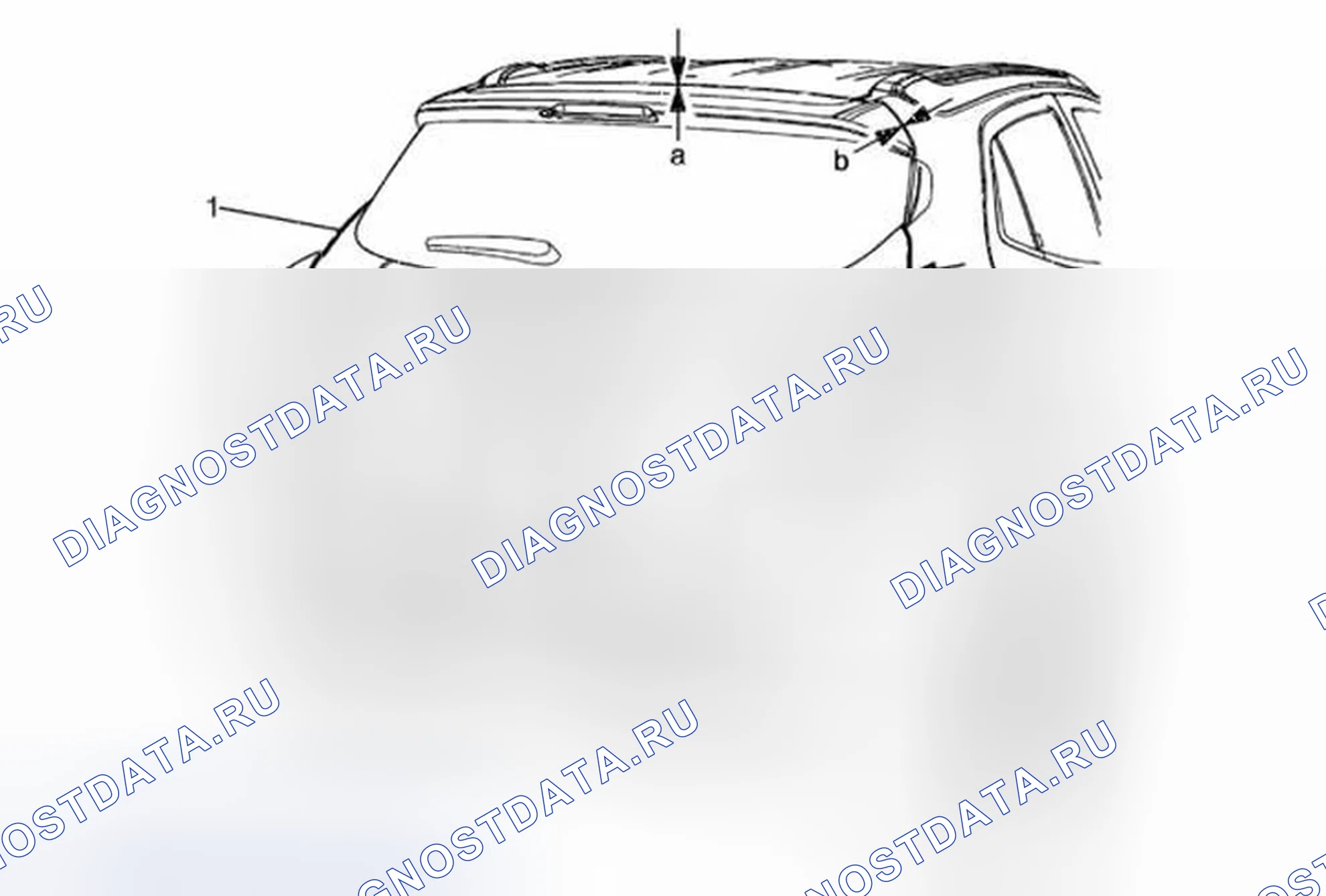 Рис. 146: Регулировка дверь багажника (Encore). Buick Encore I