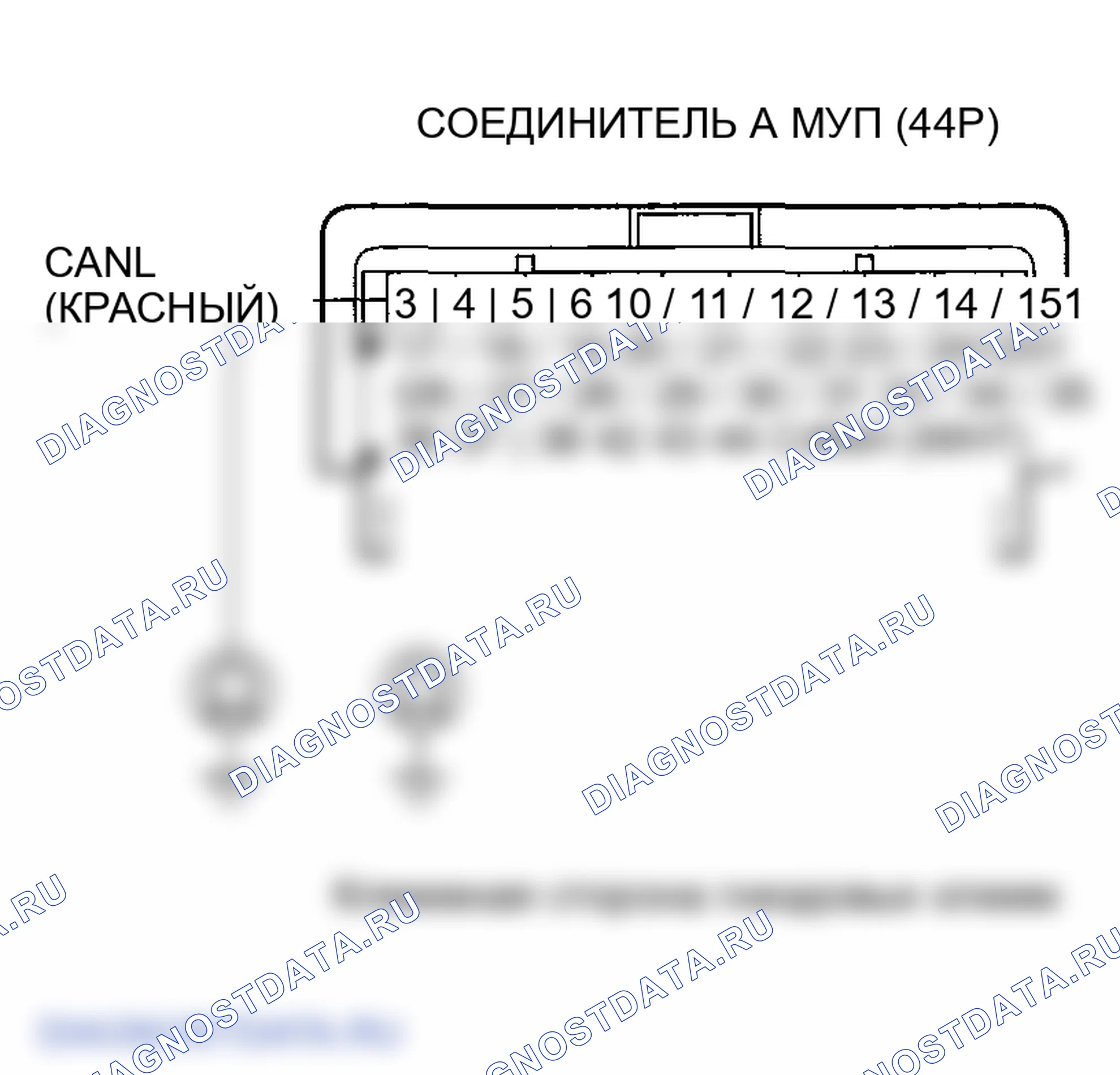 Рис. 14: расшифровка кода ошибки U0073: Неисправность F-CAN (отключение шины); расшифровка кода ошибки U0155: Неисправность F-CAN (модуль управления датчиками - блок управления силовым агрегатом (PCM) (блок управления силовым агрегатом)). Honda Odyssey III