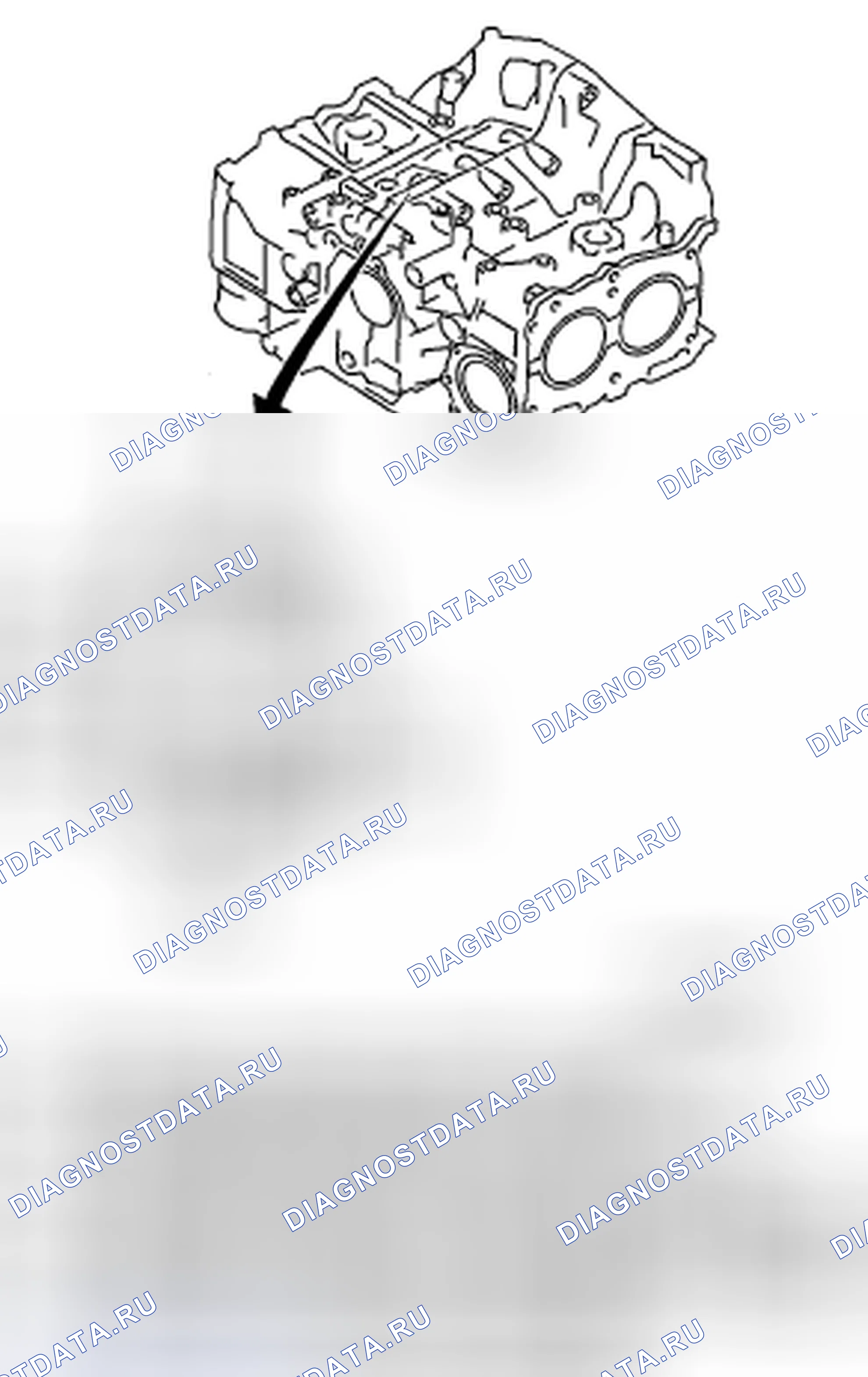 Рис. 274: ЦИЛИНДР И ПОРШЕНЬ. Subaru Impreza WRX GH