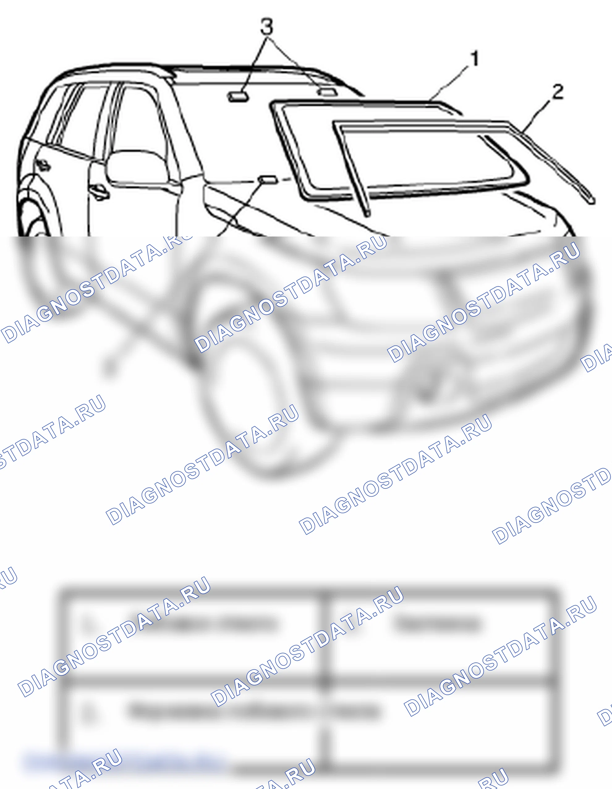 Рис. 55: Конструкция лобового стекла. Suzuki Grand Vitara II рестайлинг
