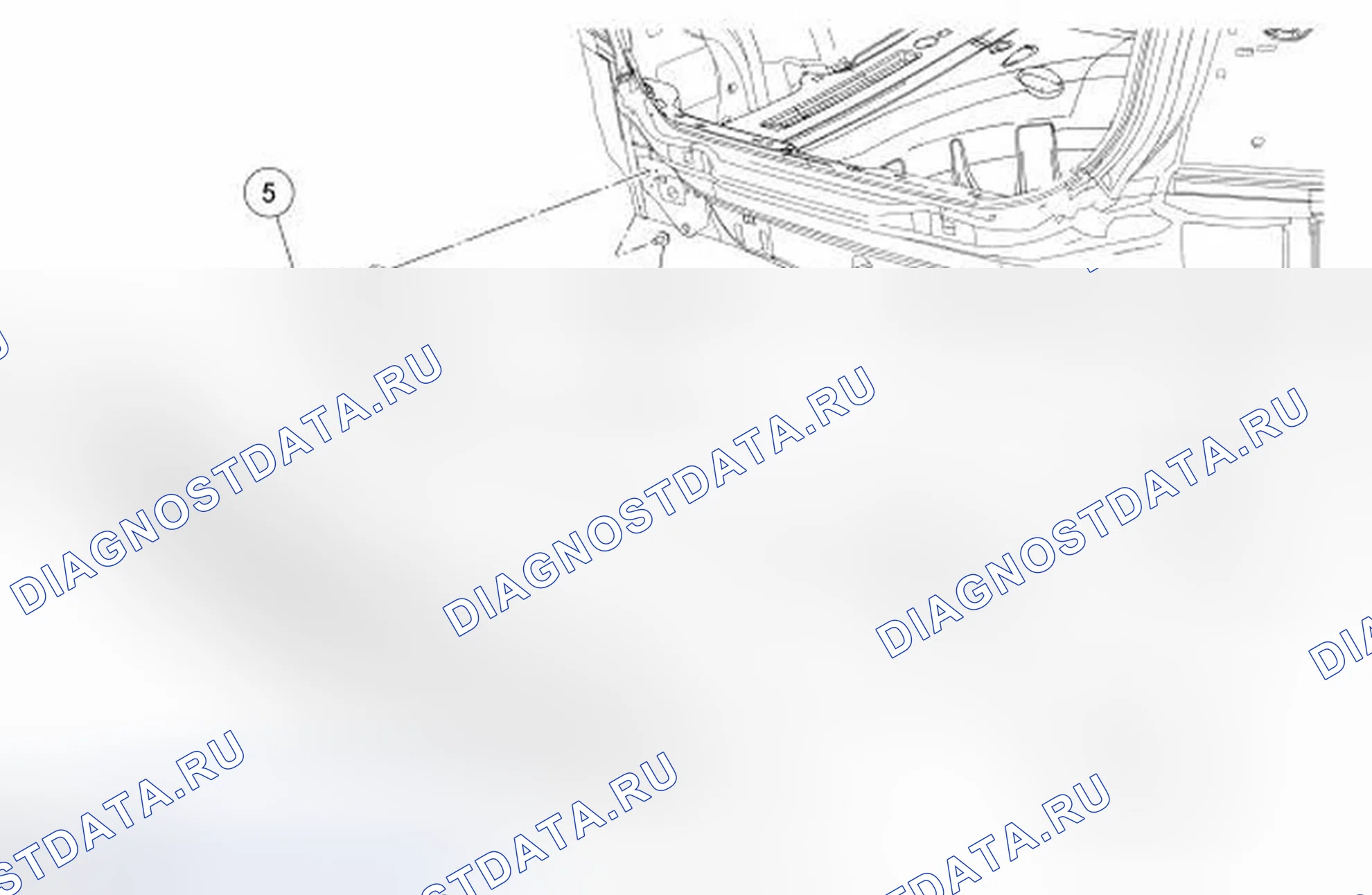Рис. 31: Бампер - задний. Ford Fusion I рестайлинг