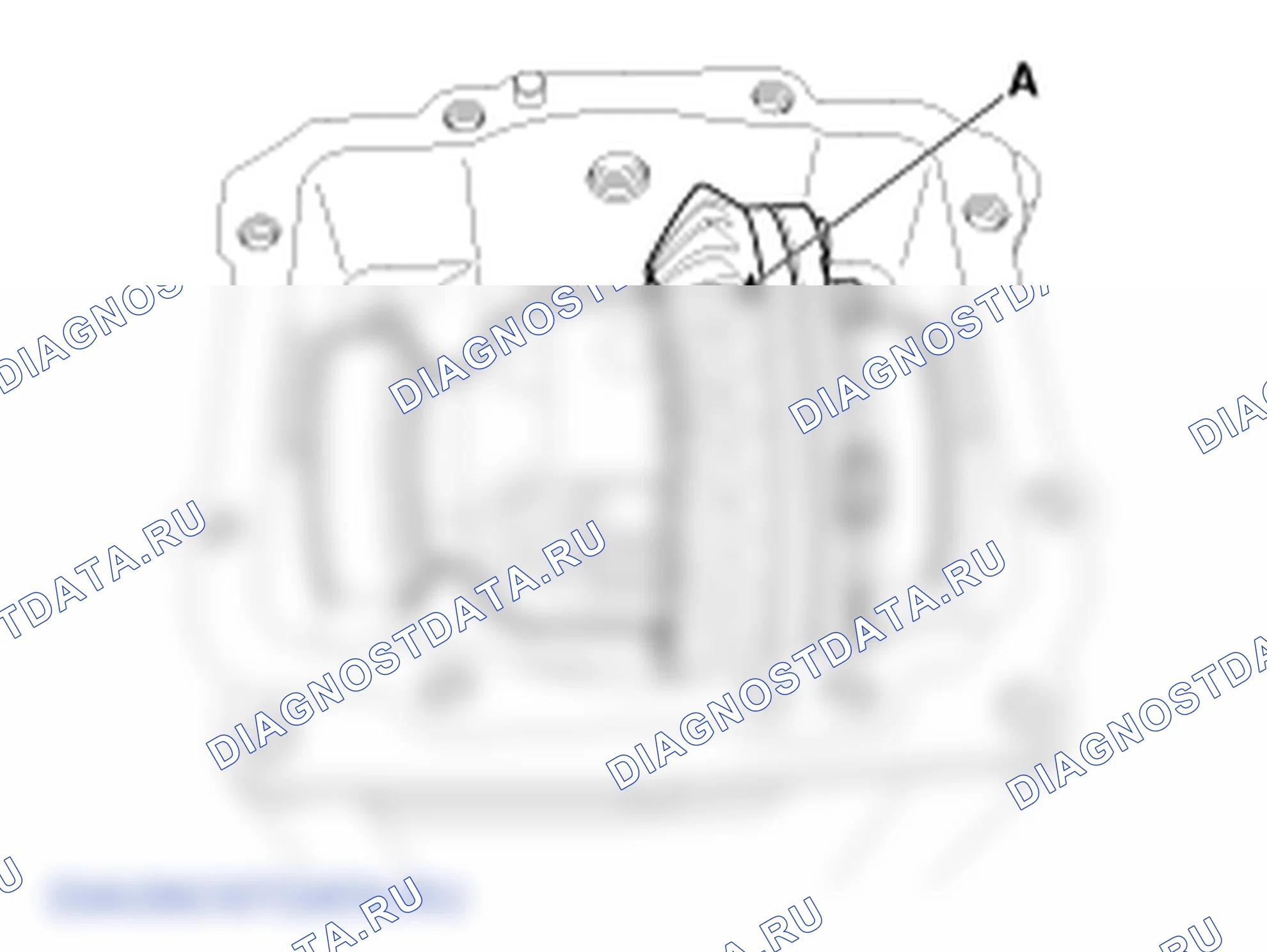 Разборка заднего держателя дифференциала. Hyundai ix35 EL