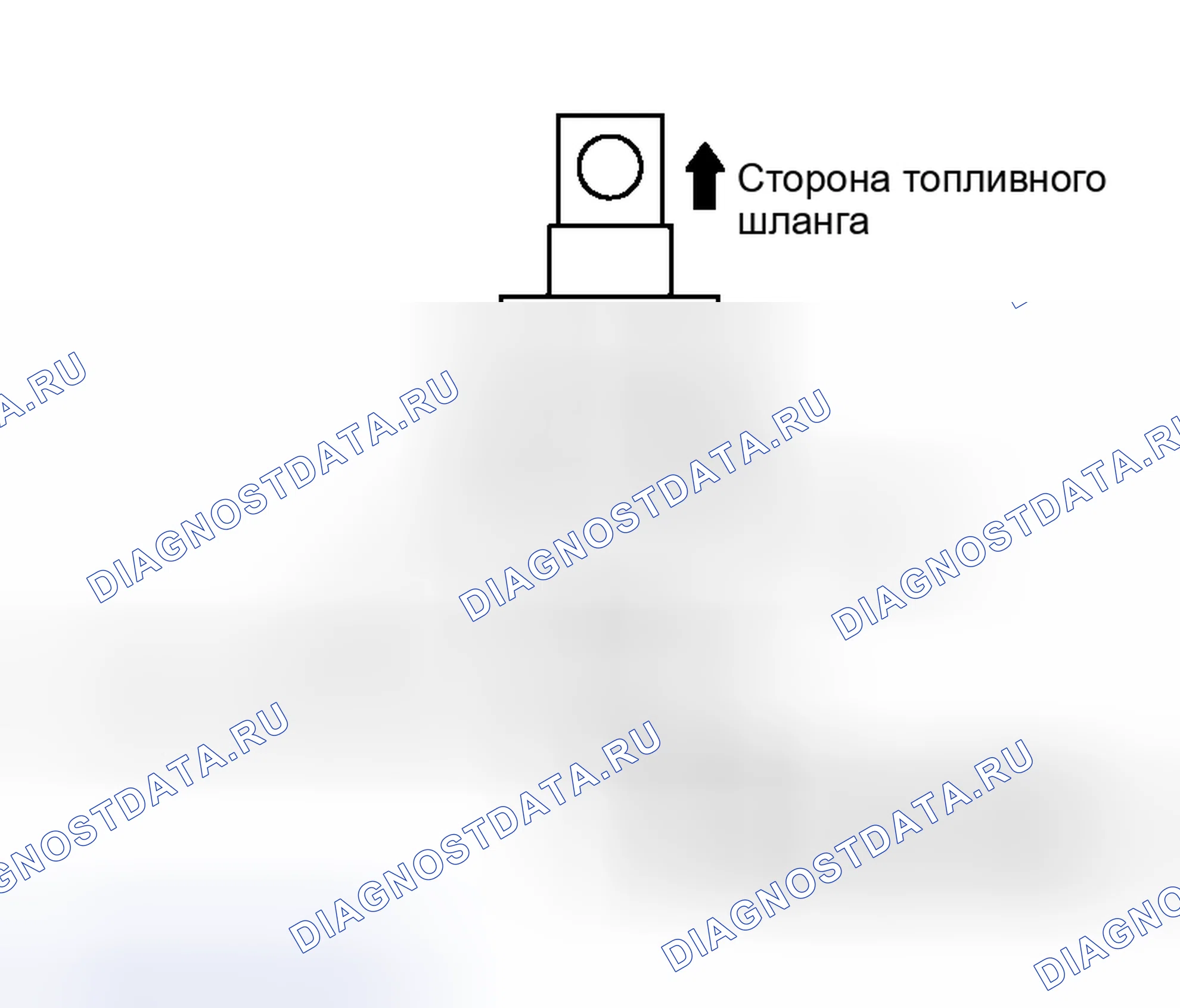 Рис. 50: ПОДКЛЮЧЕНИЕ БЫСТРОРАЗЪЕМНОГО СОЕДИНИТЕЛЯ НА ТОПЛИВНОМ ШЛАНГЕ (СО СТОРОНЫ ТРУБОПРОВОДОВ ТРАНСПОРТНОГО СРЕДСТВА). Honda Stepwgn I