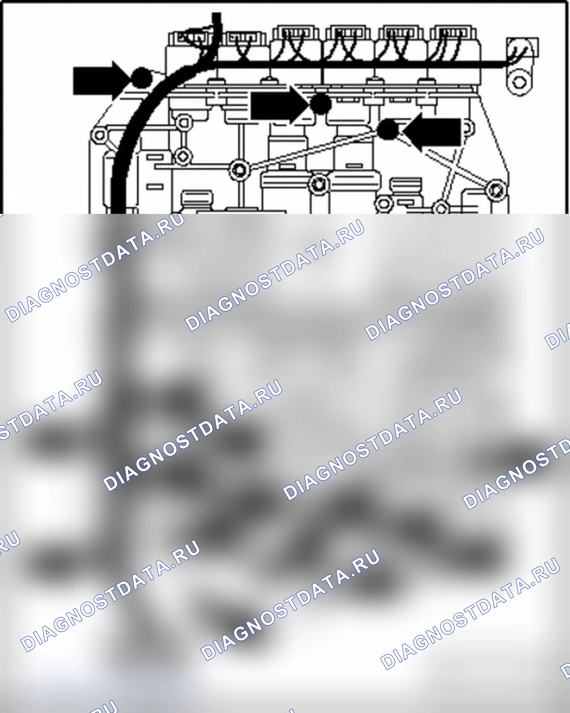 Рис. 525: Корпус клапана. Audi A4 B6