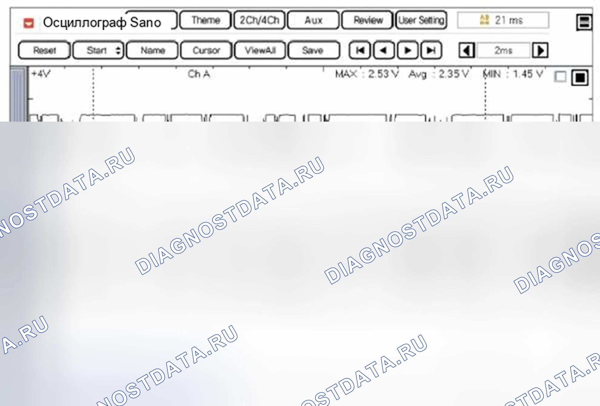 Рис. 83: Сигнал CAN: высокий и низкий. Hyundai Santa Fe III