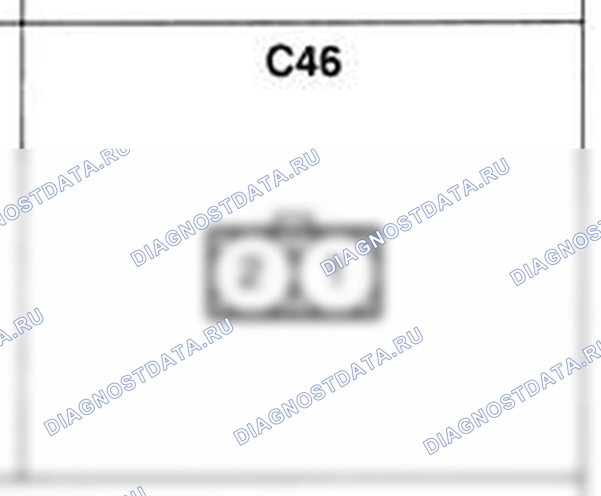 Распиновка разъёма C46 — жгута управления. Hyundai H-1 A1