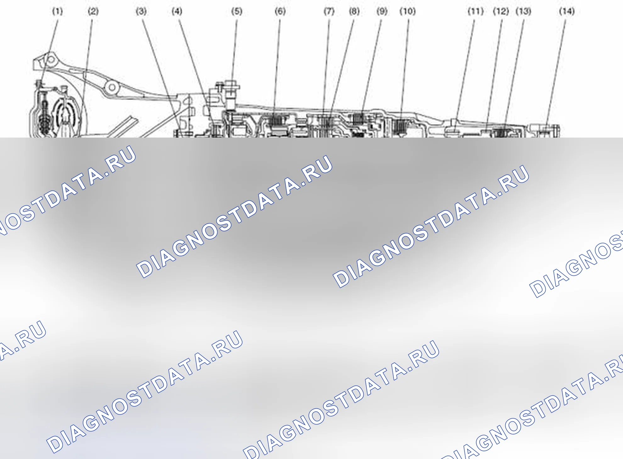 Рис. 247: ПОПЕРЕЧНОЕ СЕЧЕНИЕ. Subaru Tribeca WX рестайлинг