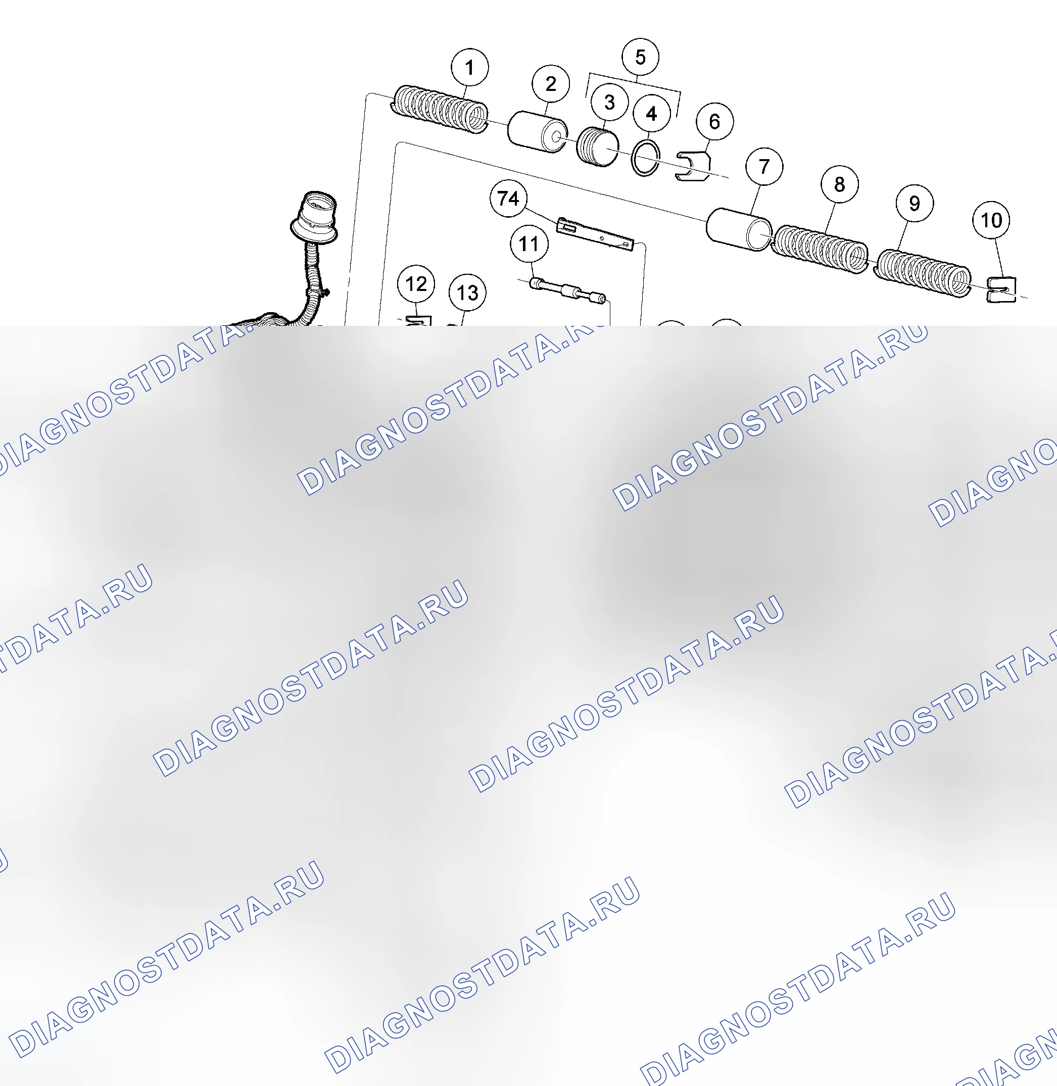 Рис. 277: Специальный инструмент (ы). Ford Escape I рестайлинг