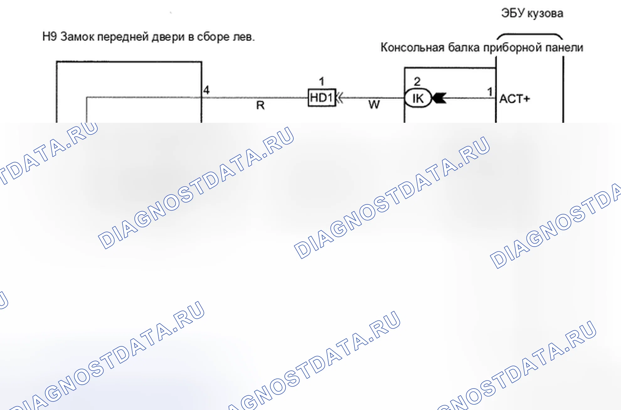Рис. 61: электросхема. Toyota Avalon XX30 рестайлинг