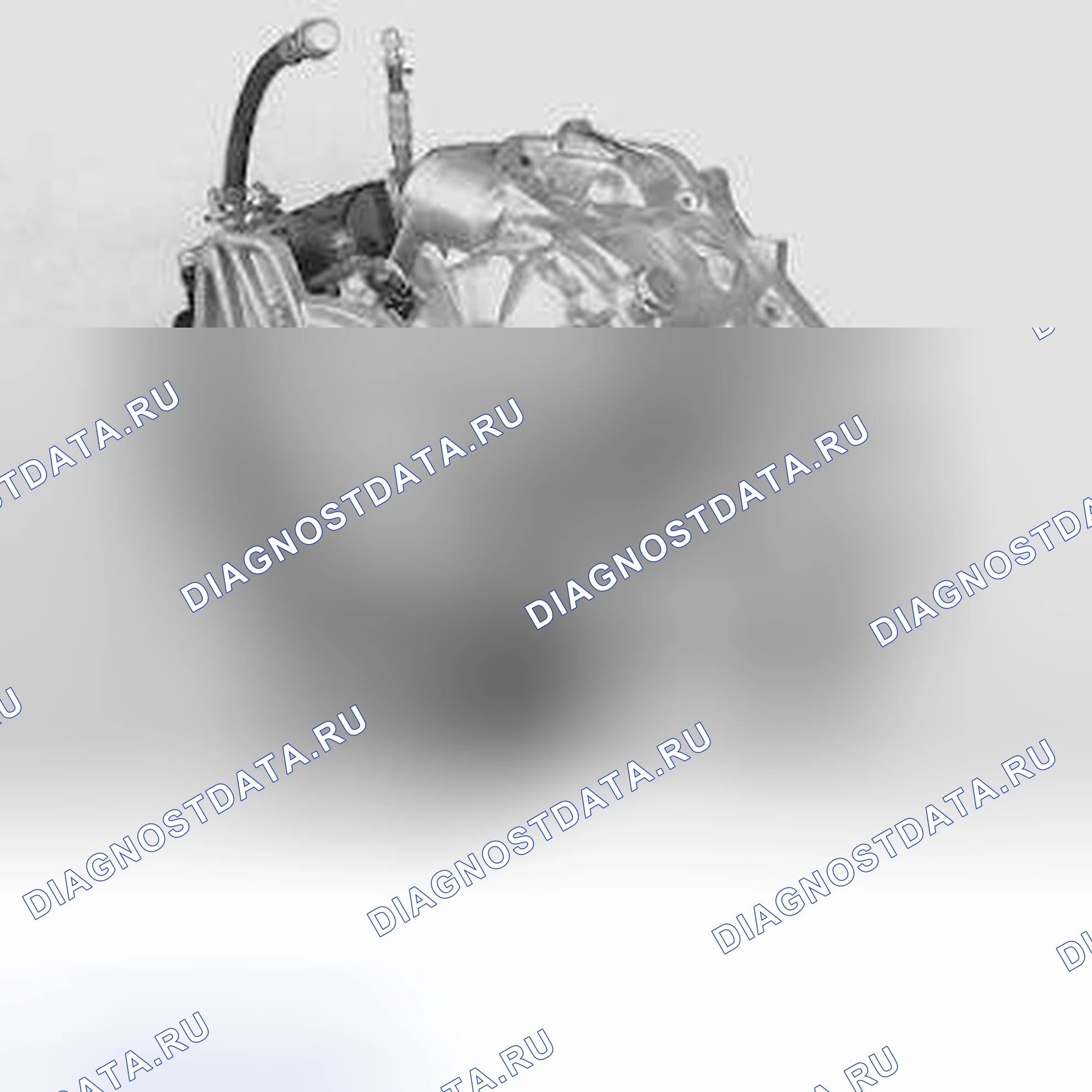 Рис. 2252: Положение зубчатой передачи - функция коробки передач. Volvo V70 II