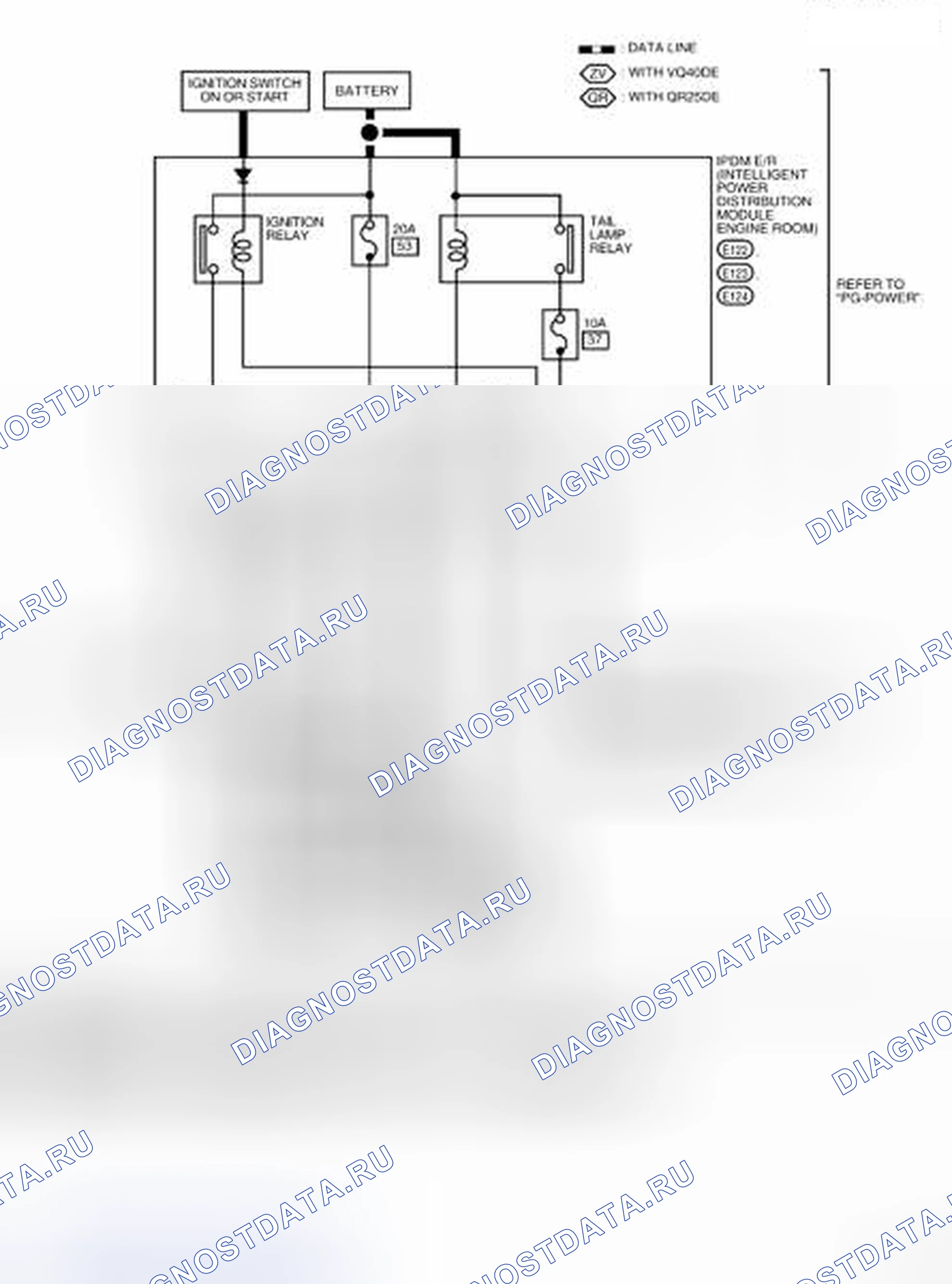 Рис. 79: LT-ILL-02 - электросхема. Nissan Frontier D40