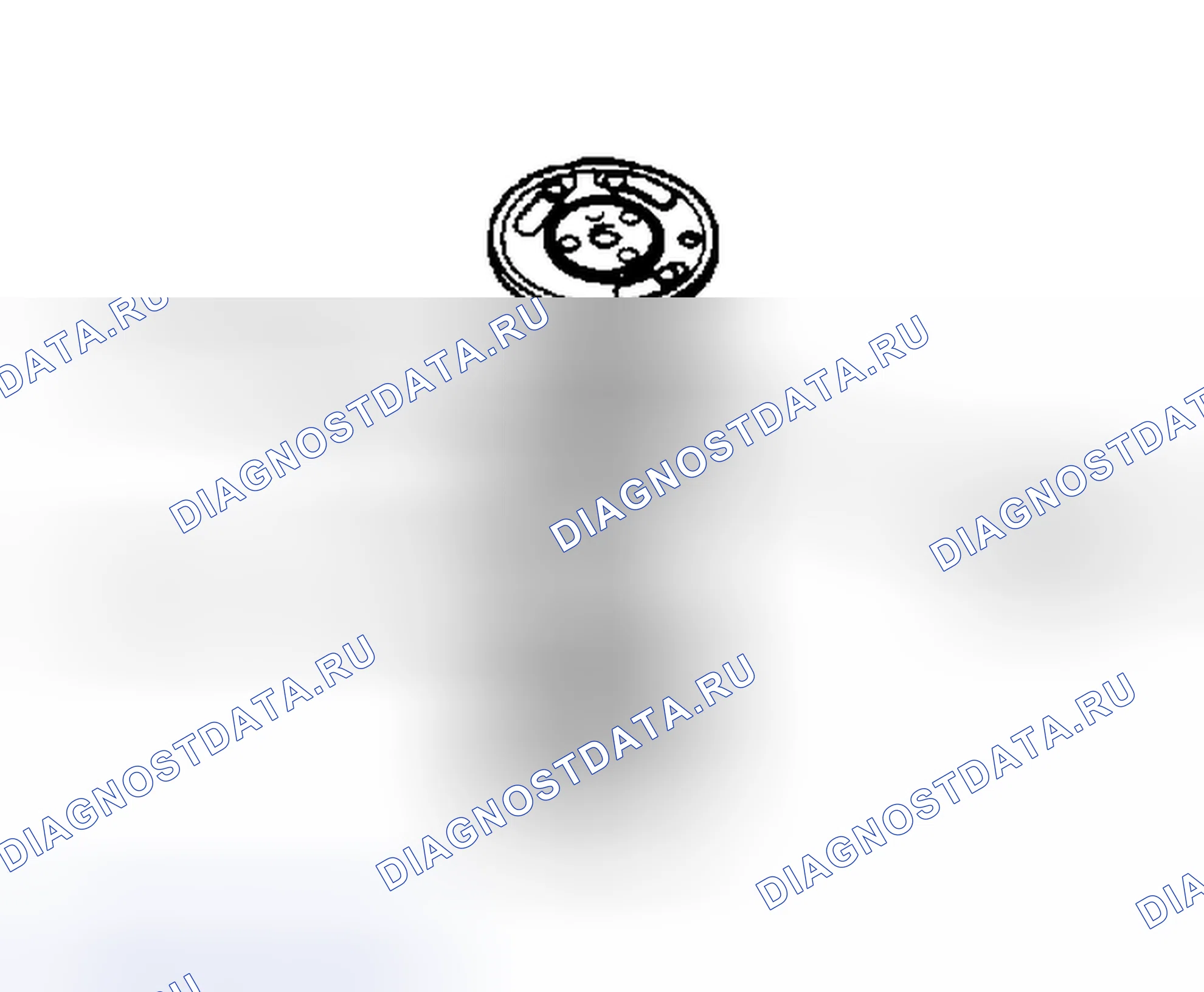 Рис. 11: ПЕРЕДНЯЯ КРЫШКА 6-CYL HITACHI И ГОЛОВКА ЦИЛИНДРА R&I. Mazda 323 BF