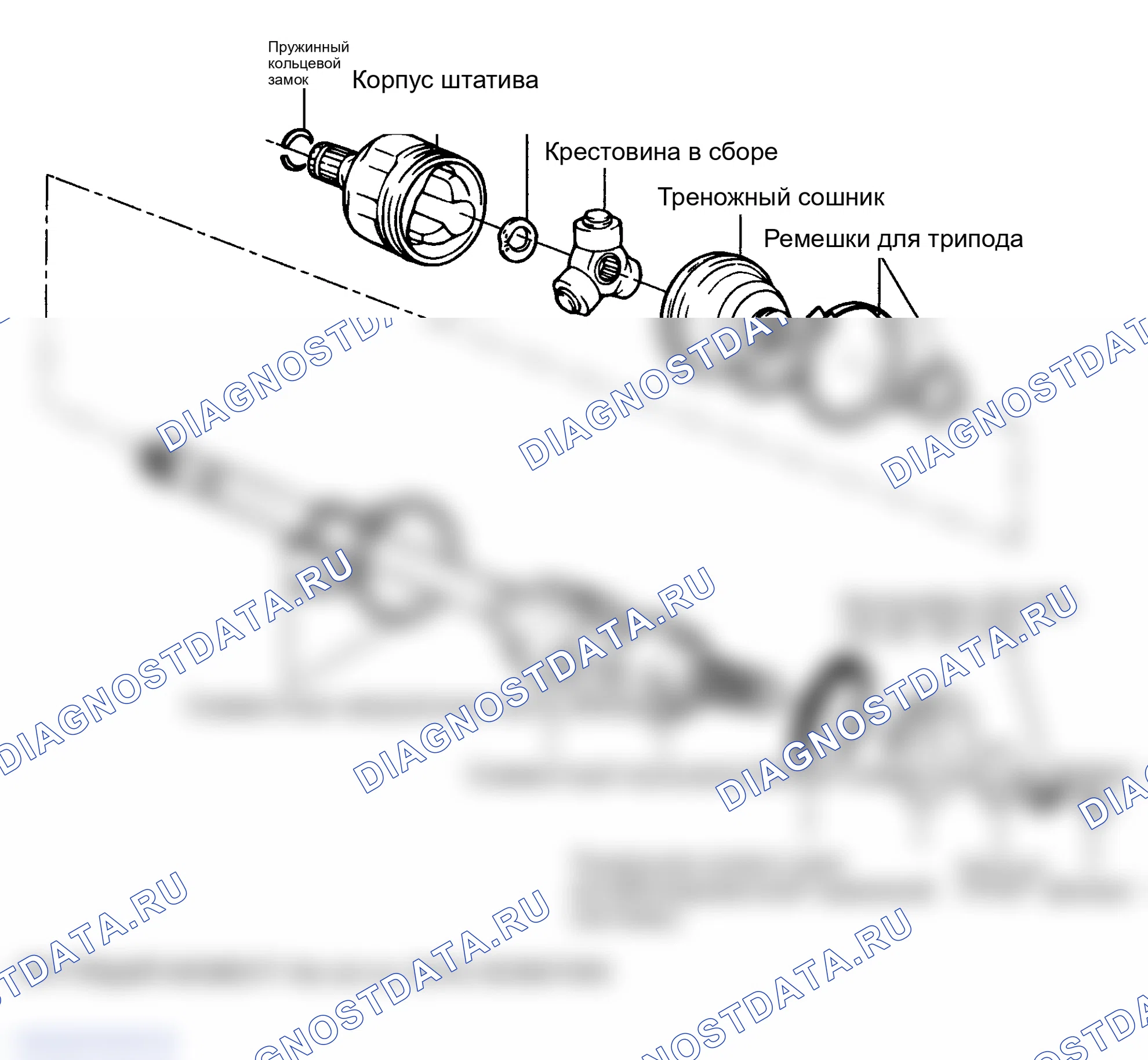 Рис. 13: КОМПОНЕНТЫ. Hyundai Santa Fe I