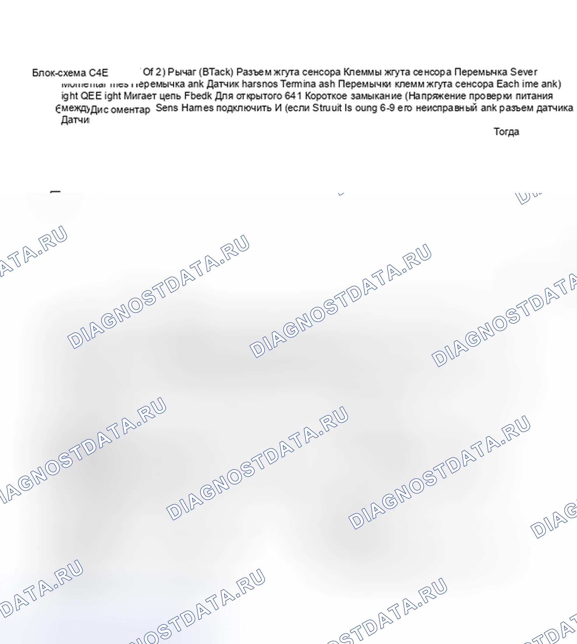 Рис. 312: Блок-схема C4E. Розжиг 3.8L типа I (2 из 2). Oldsmobile Ninety-Eight X