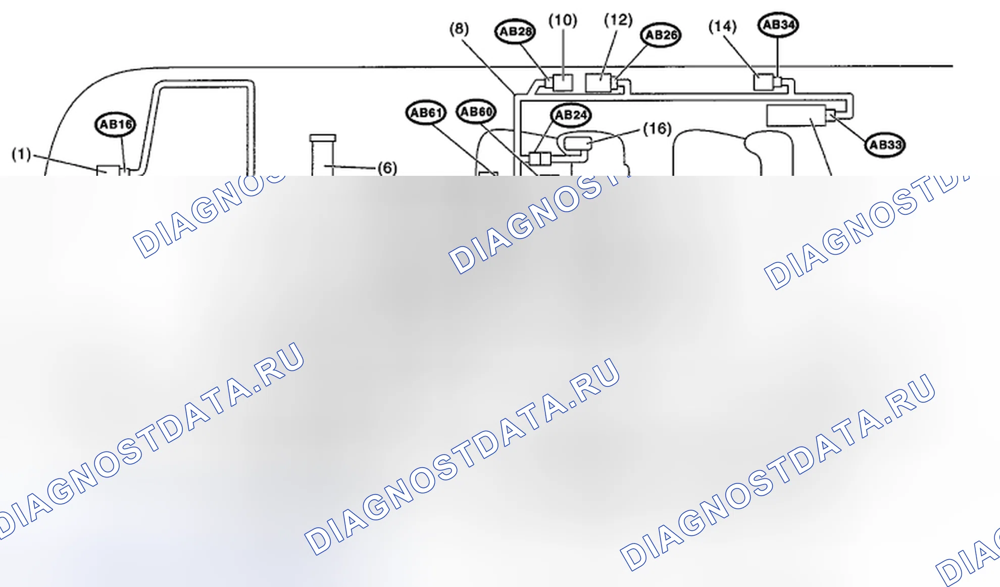 Рис. 187: РАСПОЛОЖЕНИЕ. Subaru Outback BR
