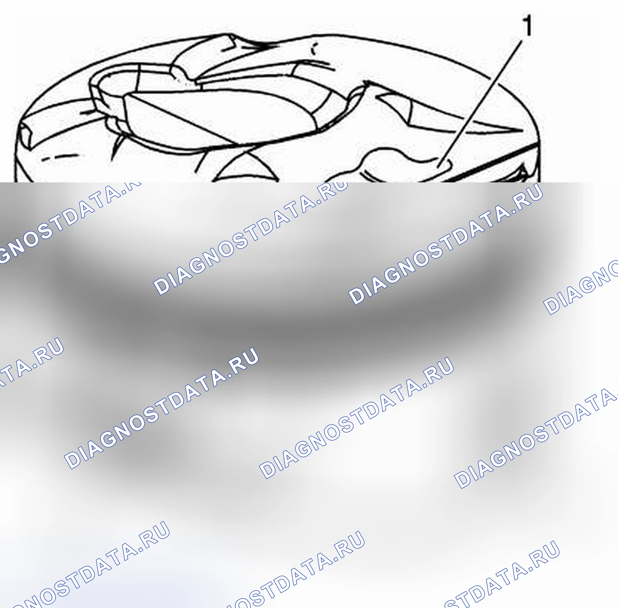 Рис. 187: Измерение поршня. Kia Picanto III рестайлинг