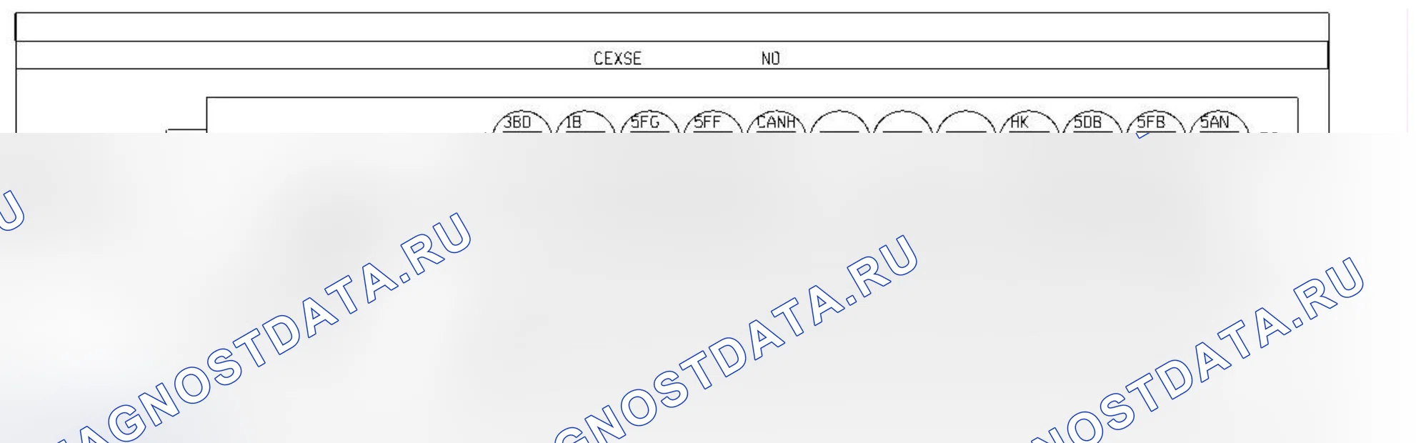 Распиновка разъёма 119 —. Renault Twingo I