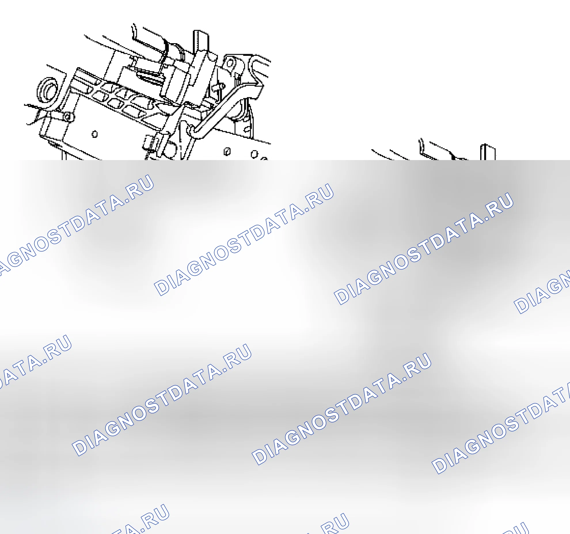 Рис. 3: Крепления индикатора управления коробкой передач. Ford Pickup F150 
