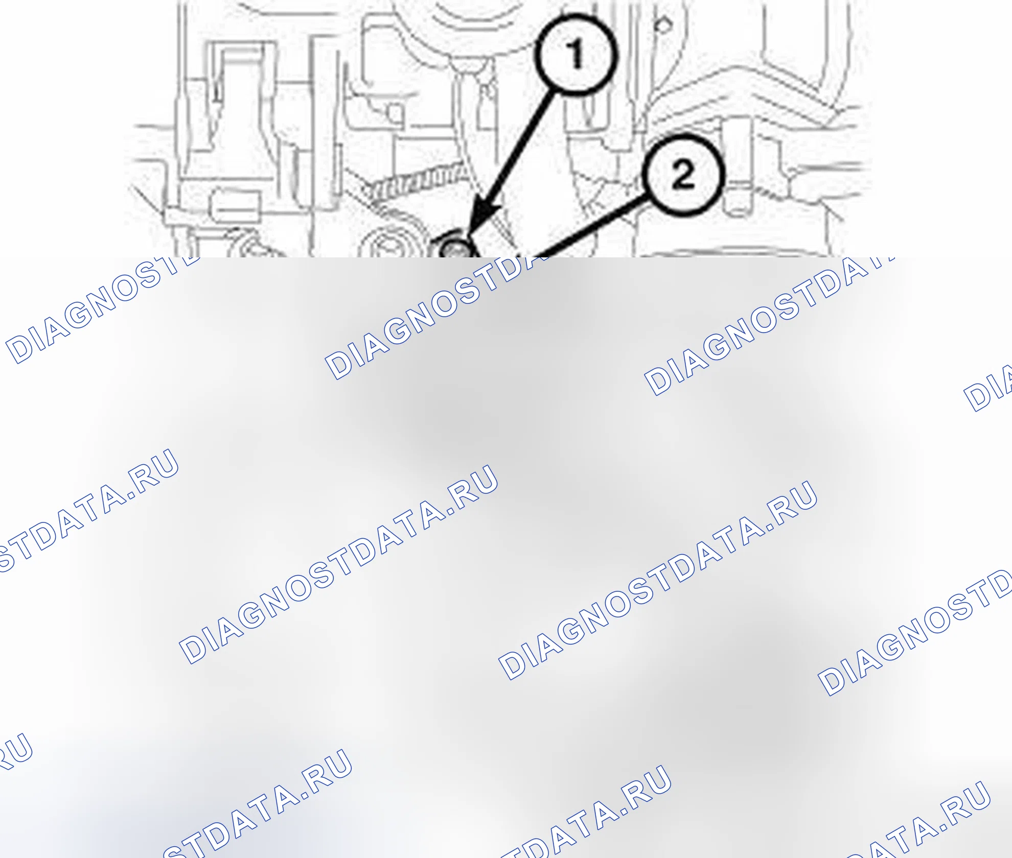 Рис. 35: 2.0л ДИЗЕЛЬНЫЙ ДВИГАТЕЛЬ. Dodge Journey I