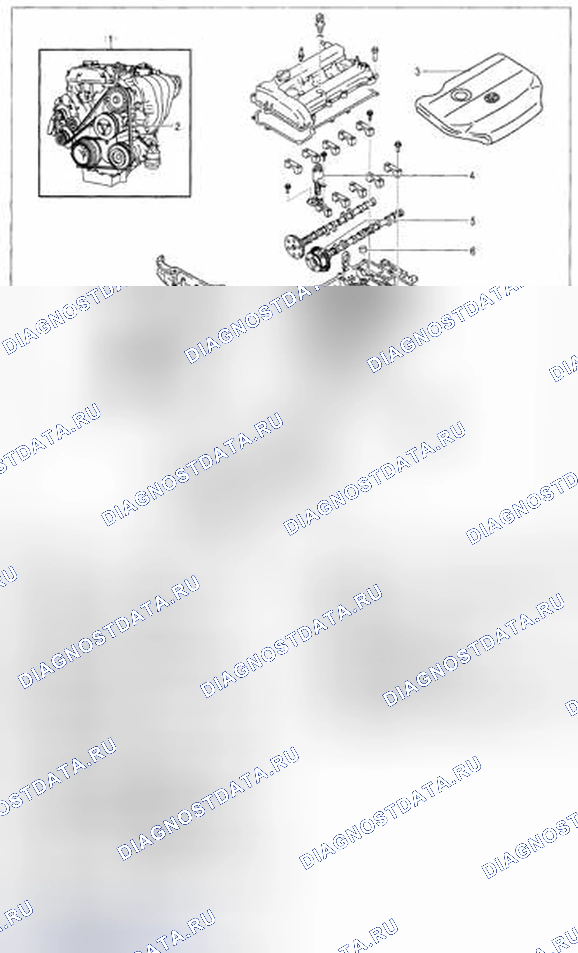 Рис. 1: ИНДЕКС РАСПОЛОЖЕНИЯ ДВИГАТЕЛЯ [L5]. Honda CR-V II рестайлинг