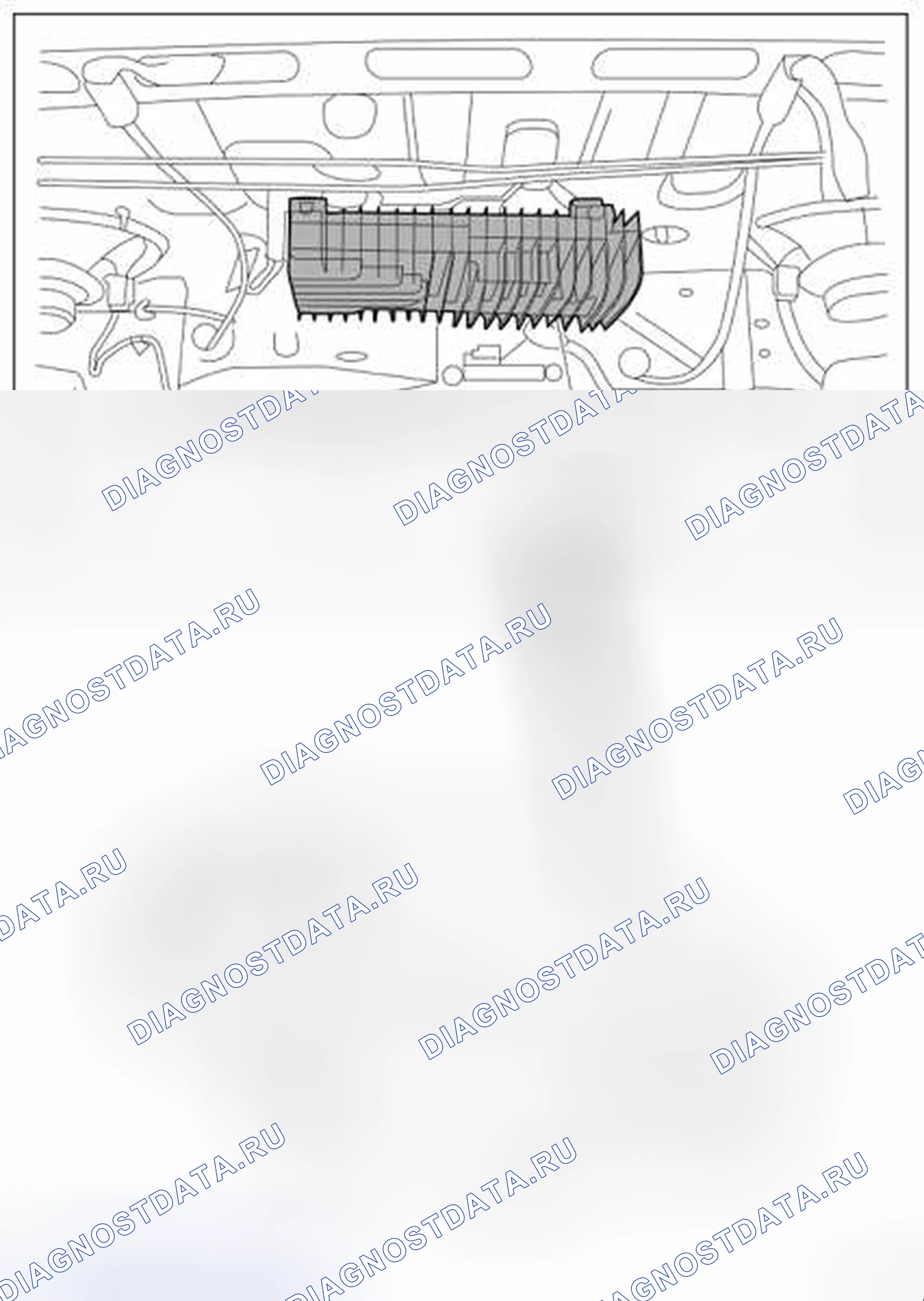 Рис. 58: БАГАЖНОЕ ОТДЕЛЕНИЕ. Nissan Altima L33