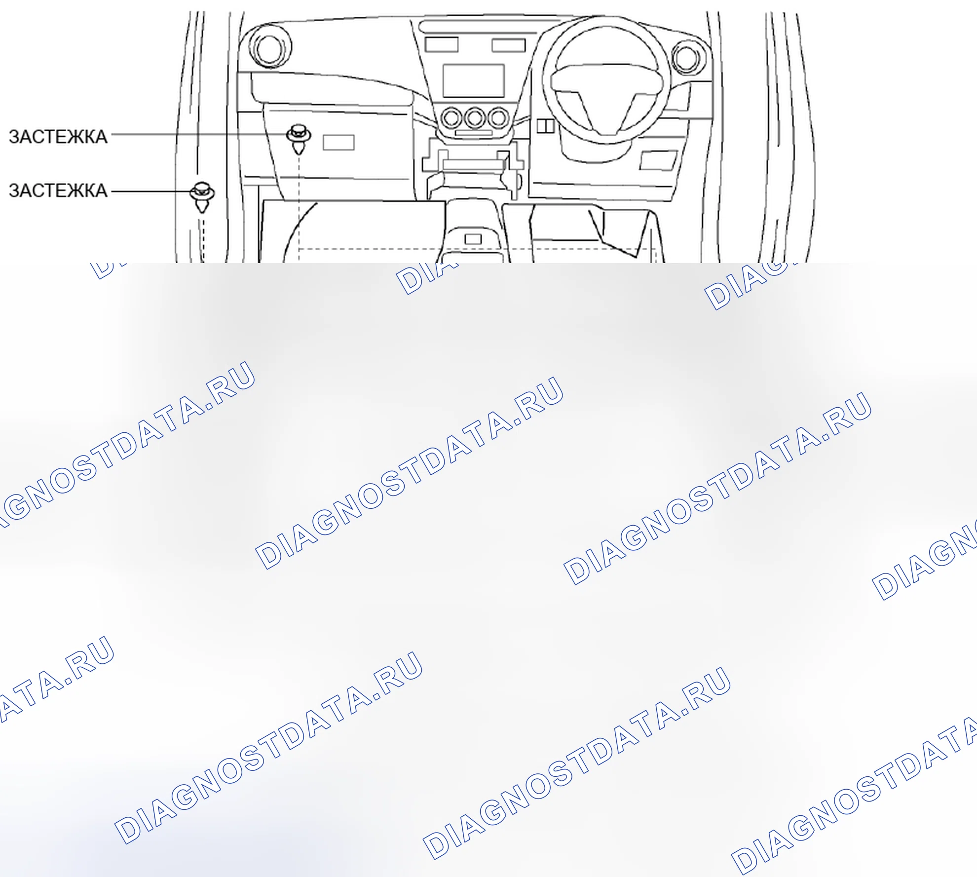 Рис. 80: СНЯТИЕ / УСТАНОВКА НАПОЛЬНОГО ПОКРЫТИЯ. Honda Civic IX рестайлинг