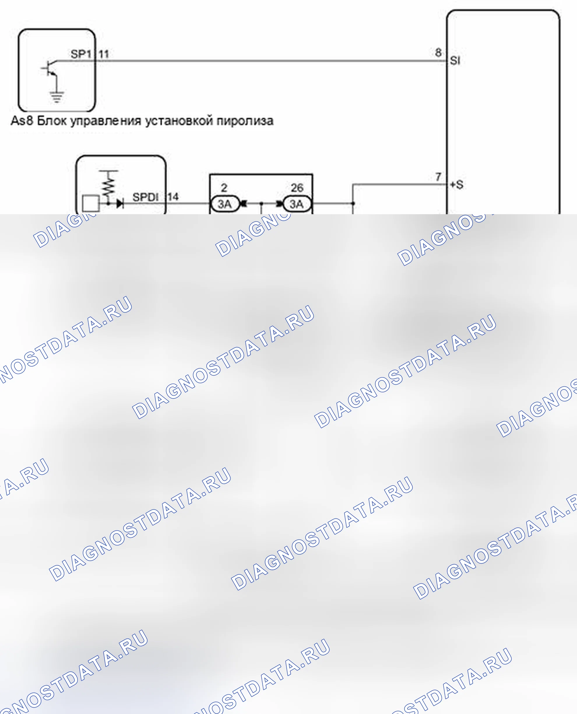 Рис. 518: электросхема. Toyota Prius III рестайлинг