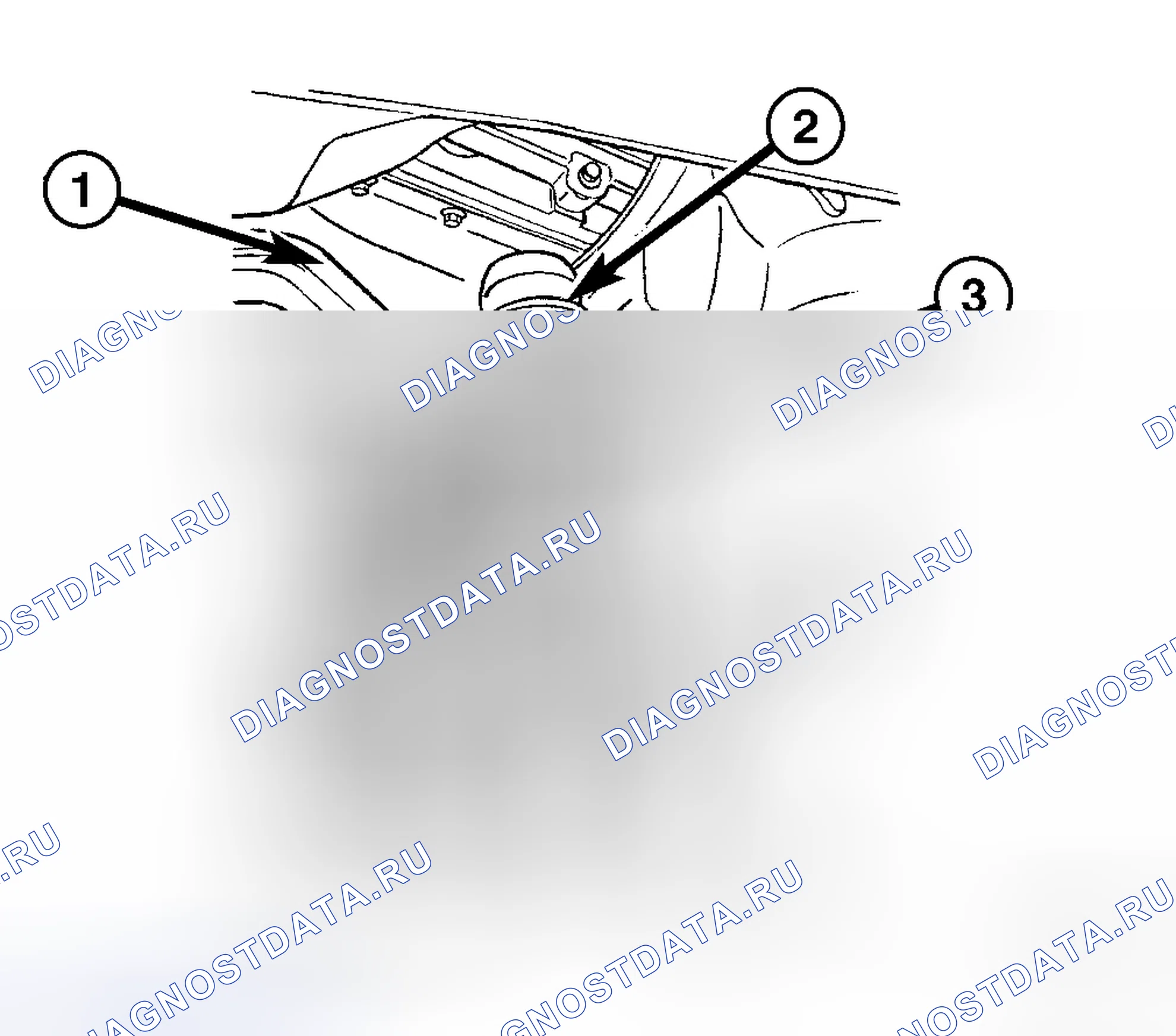 Рис. 103: ТЯГА - ЗВЕНО / КАТУШКА. Dodge Cab & Chassis R3500 HD transition