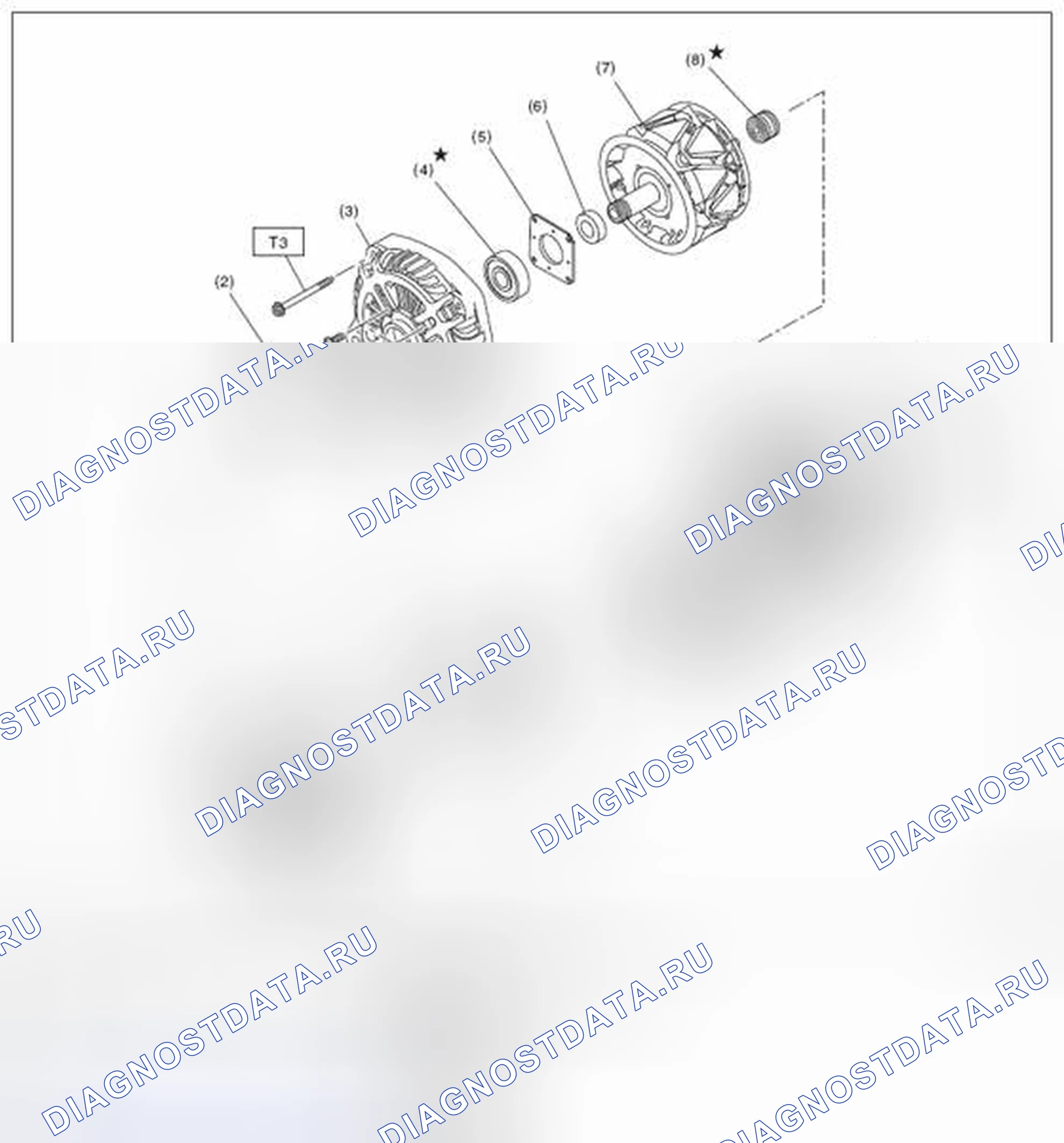 Рис. 111: ГЕНЕРАТОР. Subaru Impreza WRX GE рестайлинг