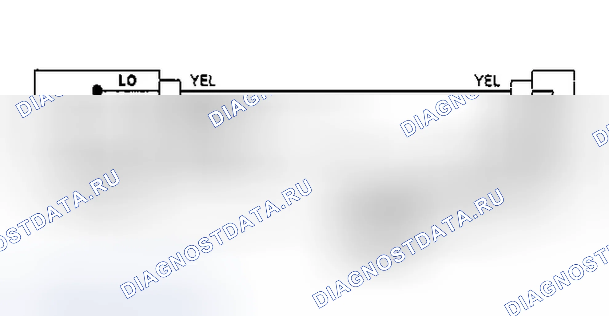 Рис. 10: Схема подключения заднего нагревателя (серии P, R и V). GMC Vandura P3500 