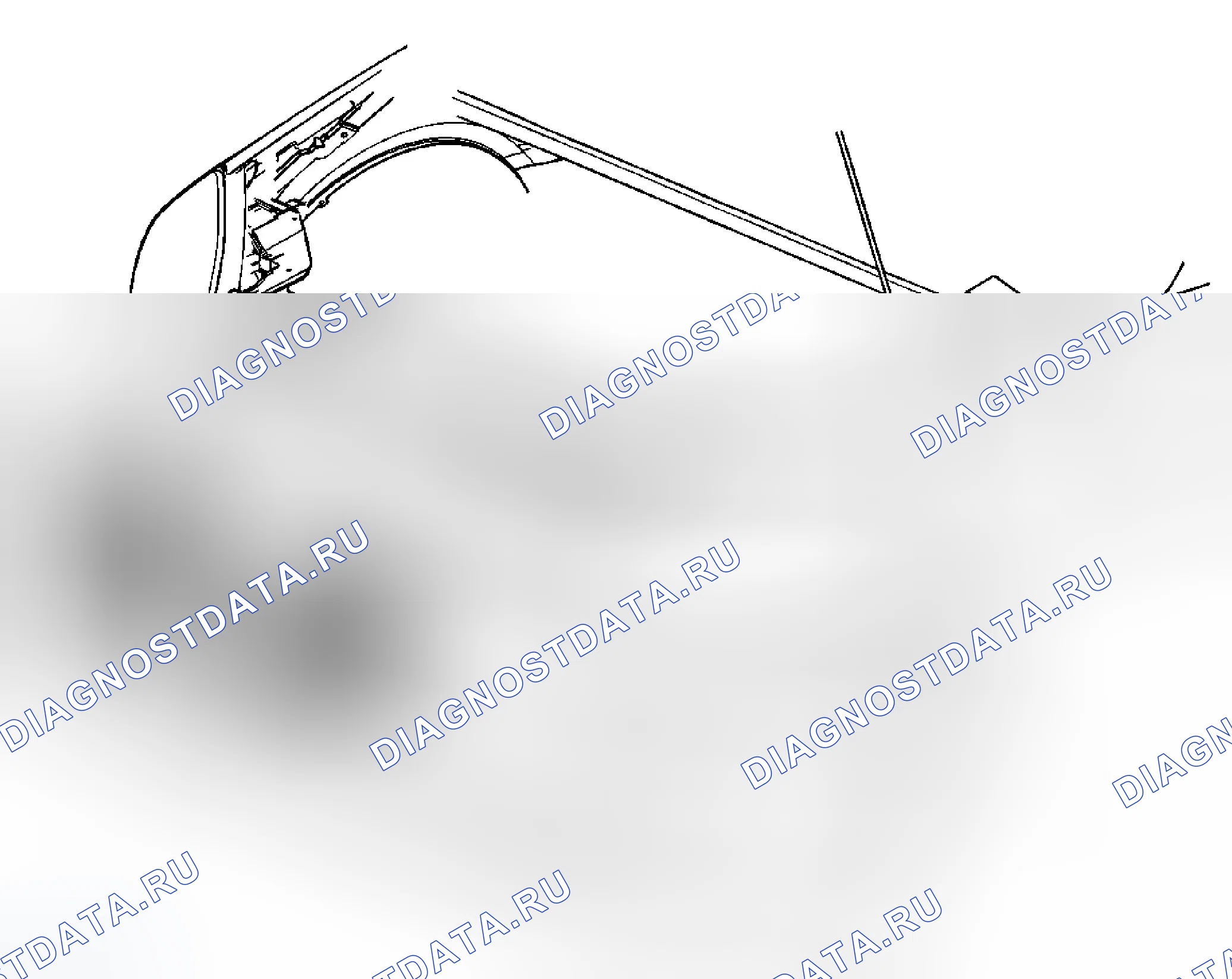 Рис. 13: Замена решетки Fascia (Pontiac). Chevrolet Uplander I