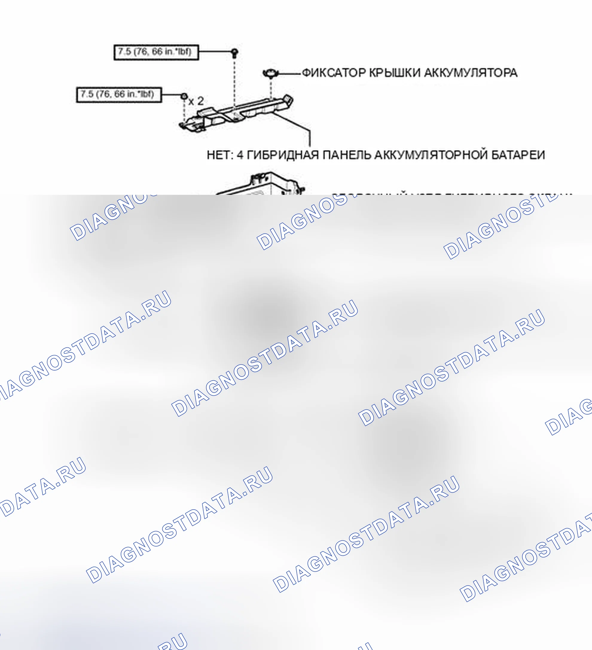 Рис. 53: ИЛЛЮСТРАЦИЯ. Toyota Avalon XX40