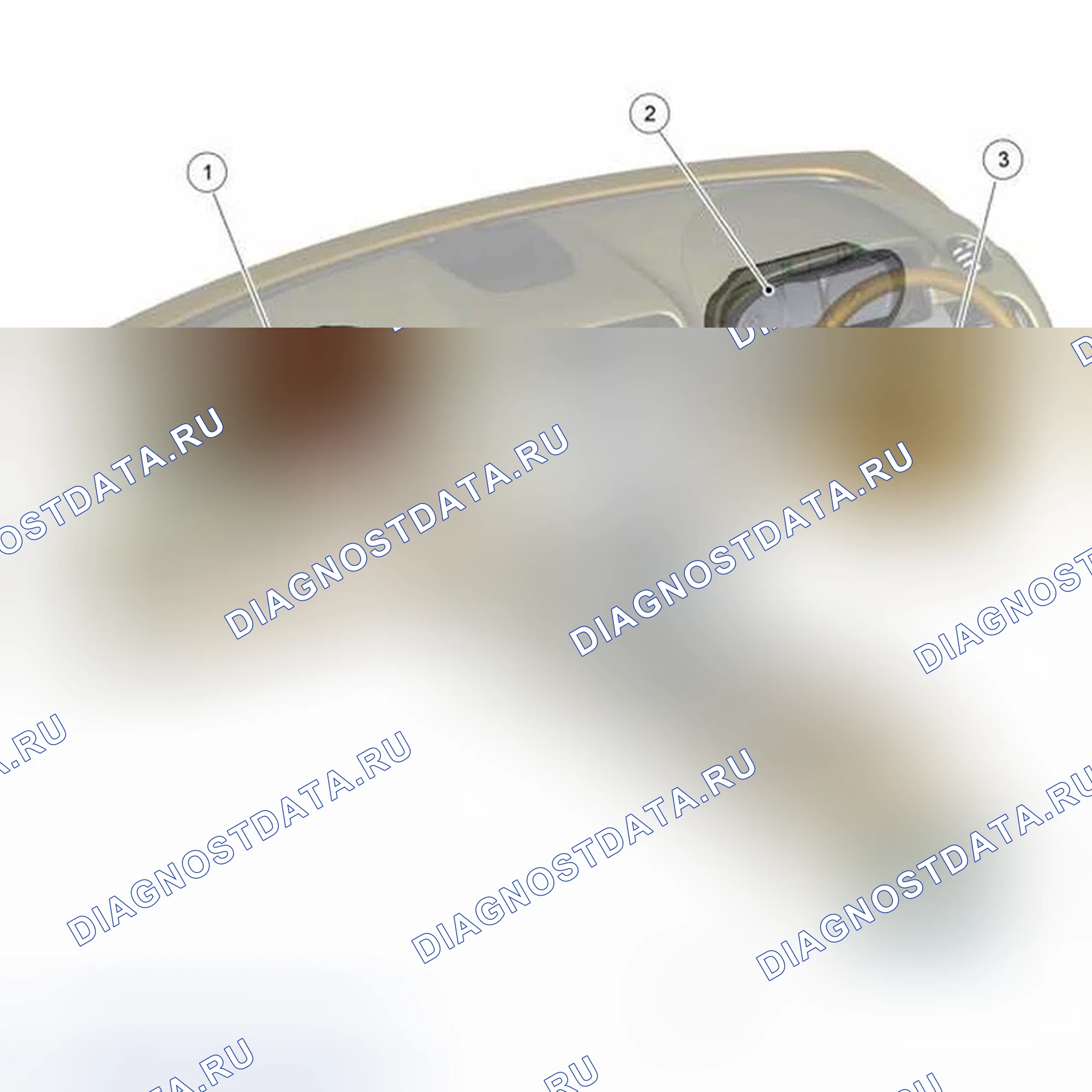 Рис. 9: РАСПОЛОЖЕНИЕ КОМПОНЕНТОВ - ЛИСТ 1 ИЗ 3. Jaguar XKR II