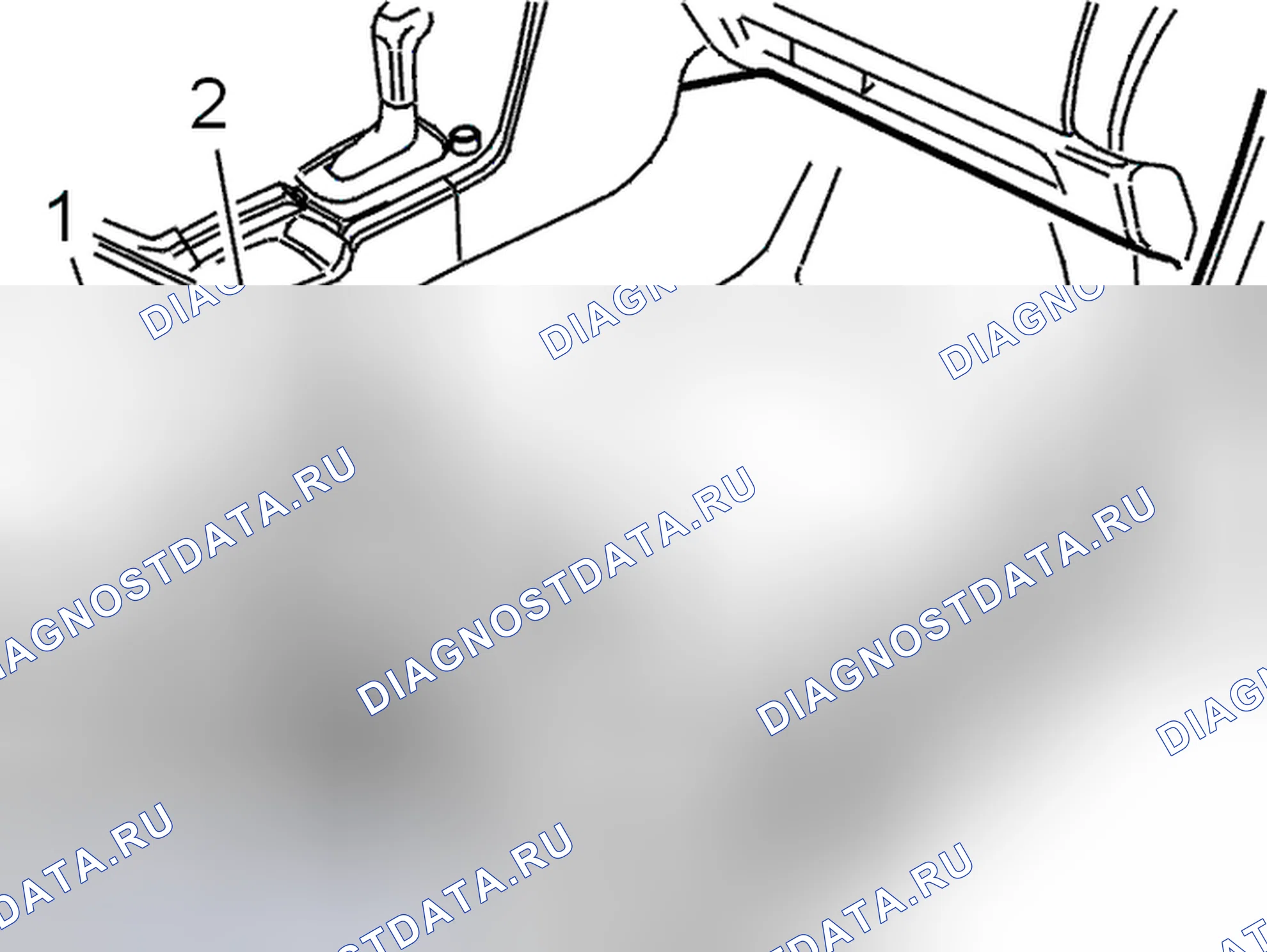 Рис. 227: Мокрый коврик для ног заднего пассажира. Volvo C70 I