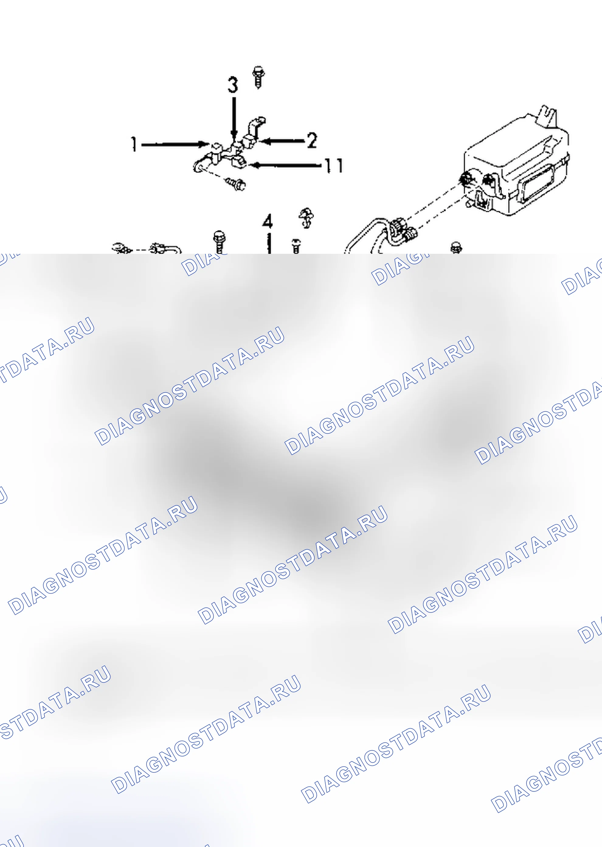 Рис. 1: ОПИСАНИЕ ручной системы кондиционирования. Subaru XT I