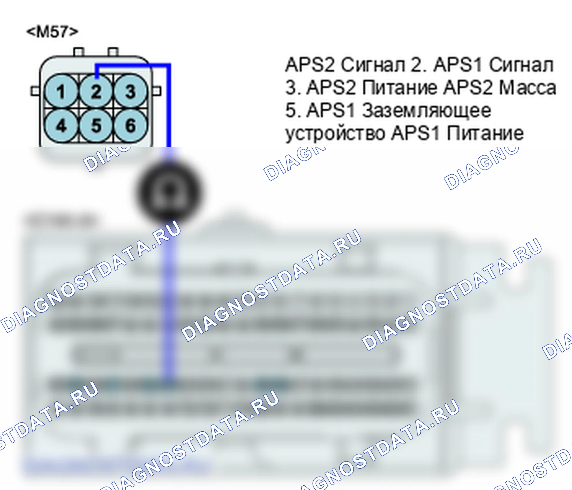 P2122: низкий уровень в цепи дроссельной заслонки/датчика положения педали/переключателя D. Kia Sorento BL